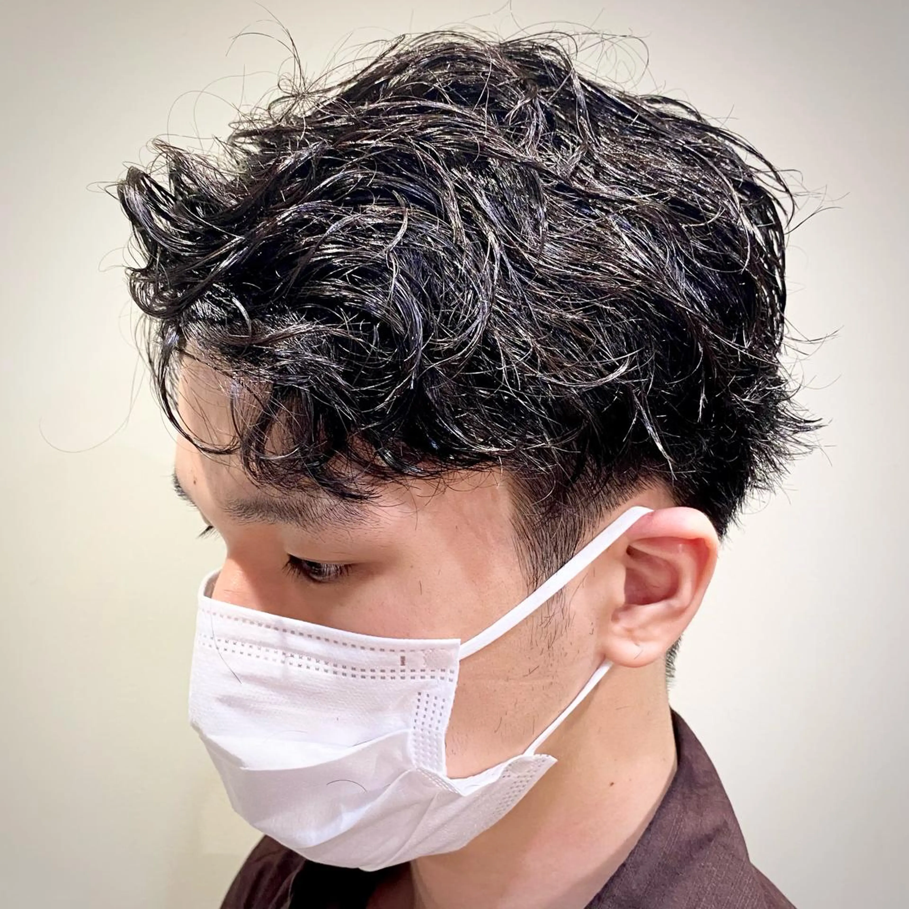 パーマ メンズ カット パーマ ヘアセット メンズブリーチカラー /パーマ ごーた立川のヘアスタイル