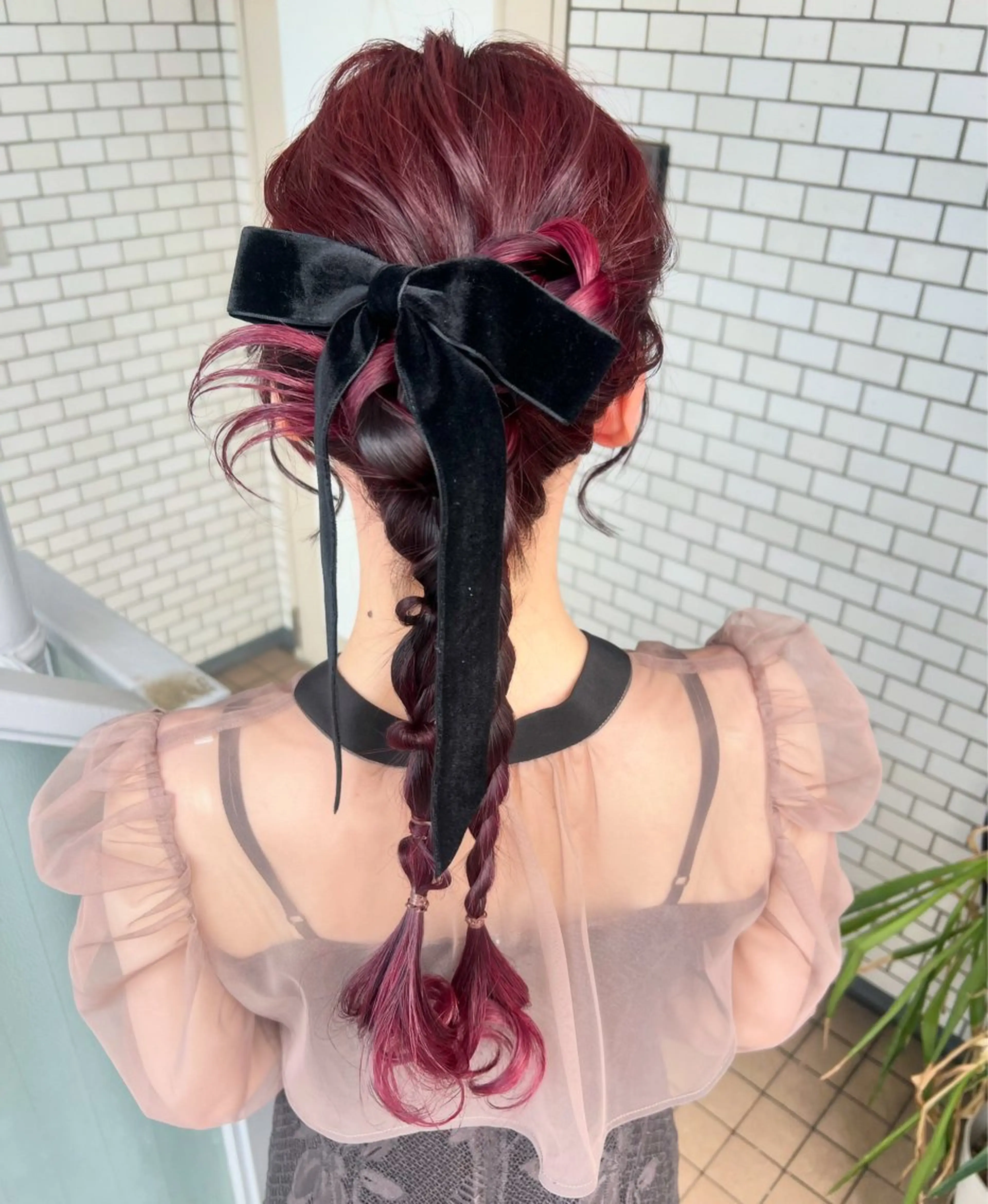 ヘアアレンジ ヘアセット 大人可愛いヘアメイク 💋🧚‍♀️しずかのヘアスタイル