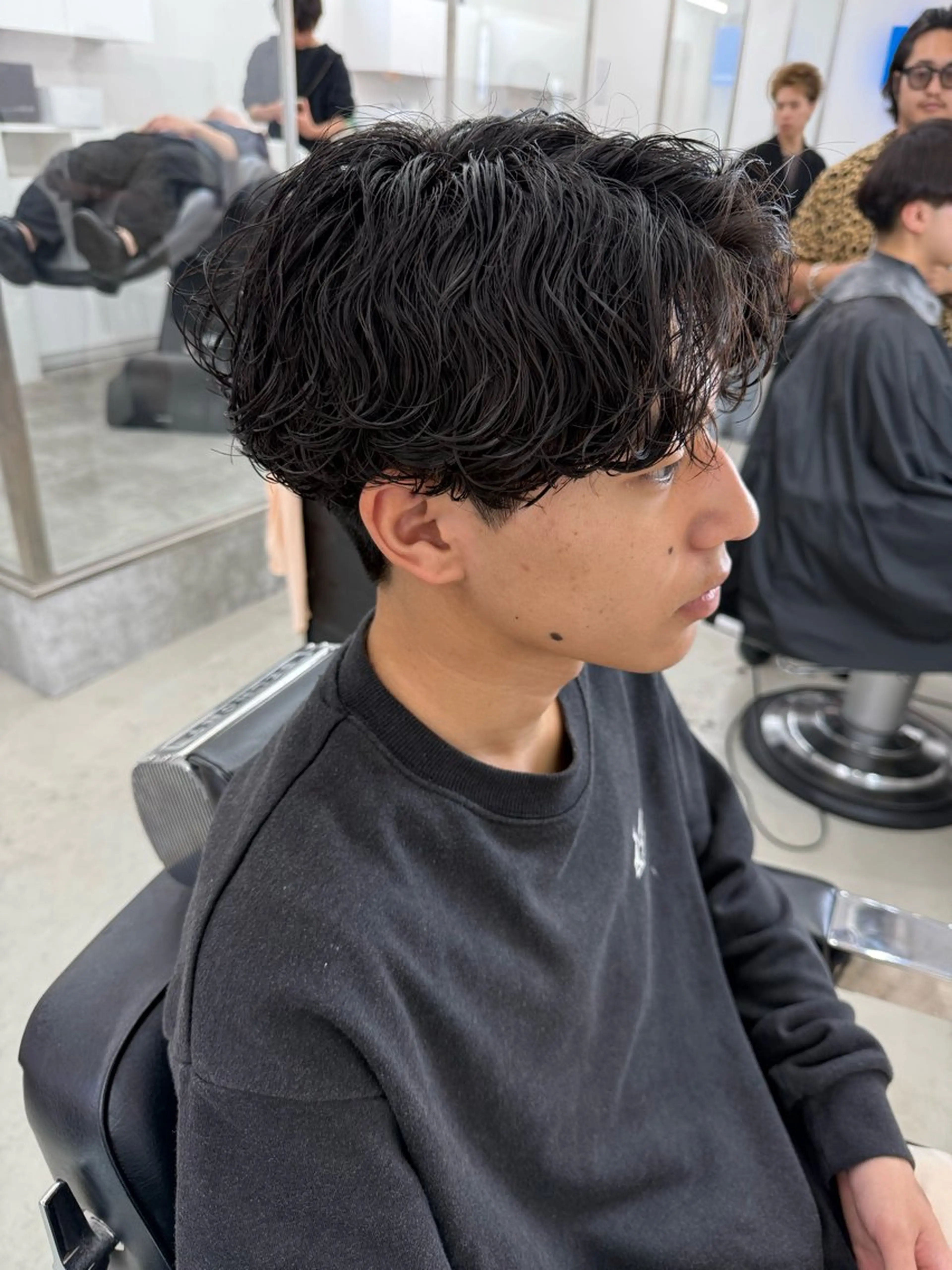 パーマ メンズ カット パーマ トリートメント ヘアセット 亀井隆汰/メンズ専門 パーマ特化美容師のヘアスタイル