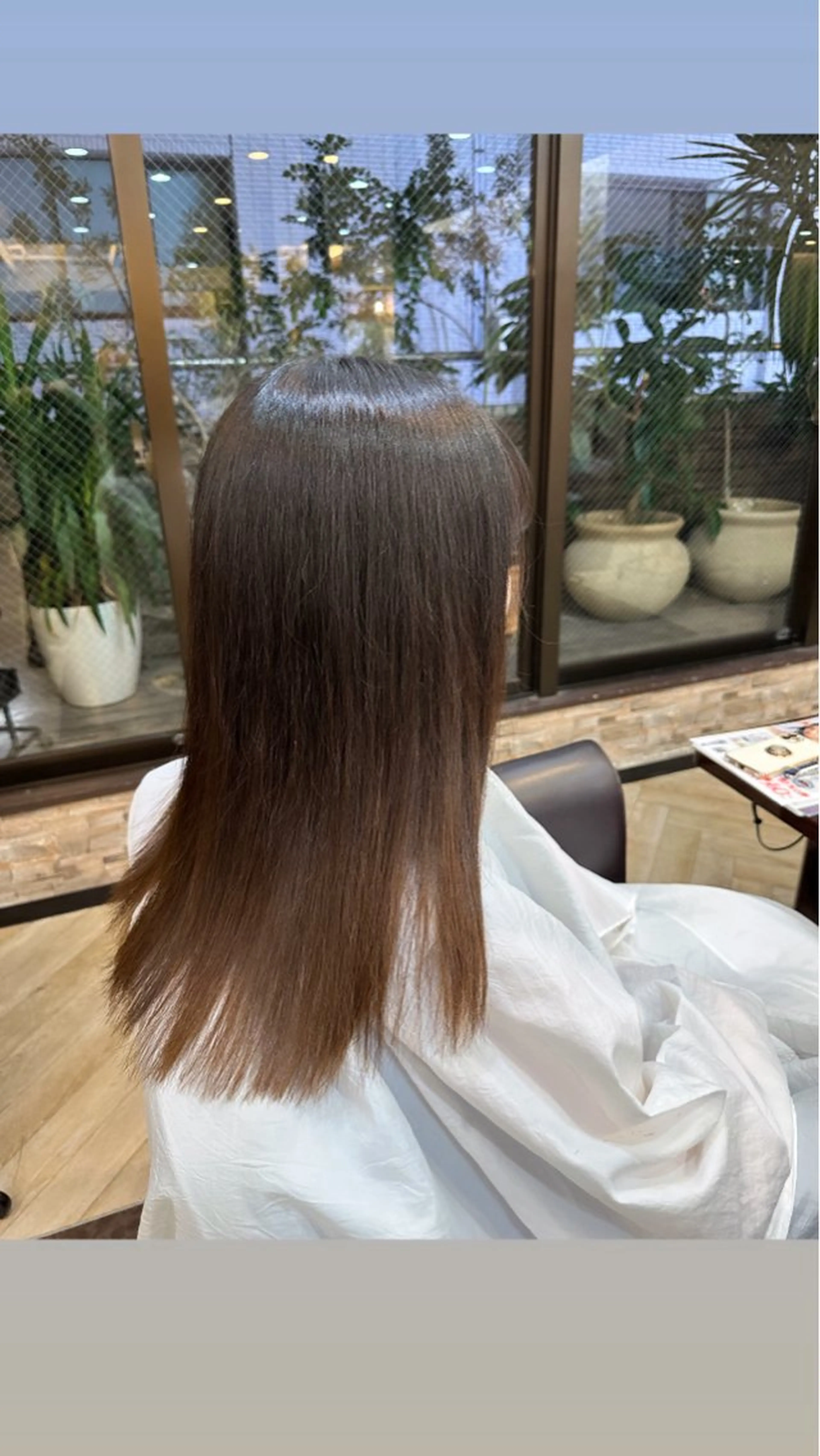 ロング トリートメント 縮毛矯正&髪質改善/ きょうの🐺のヘアスタイル