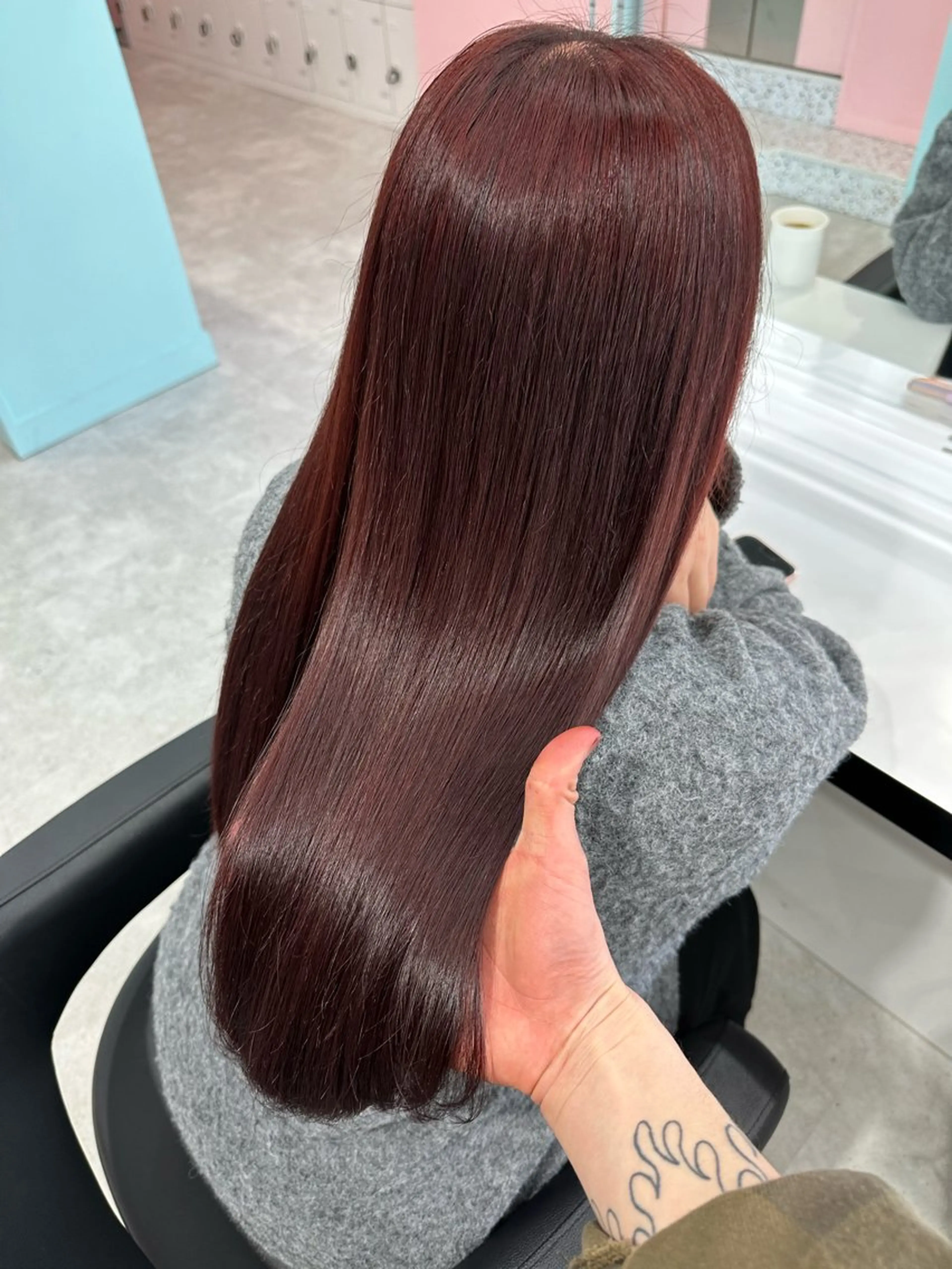 ロング カラー カット ヘアカラー 透明感・トレンドヘア 🫧SENDAI🫧のヘアスタイル