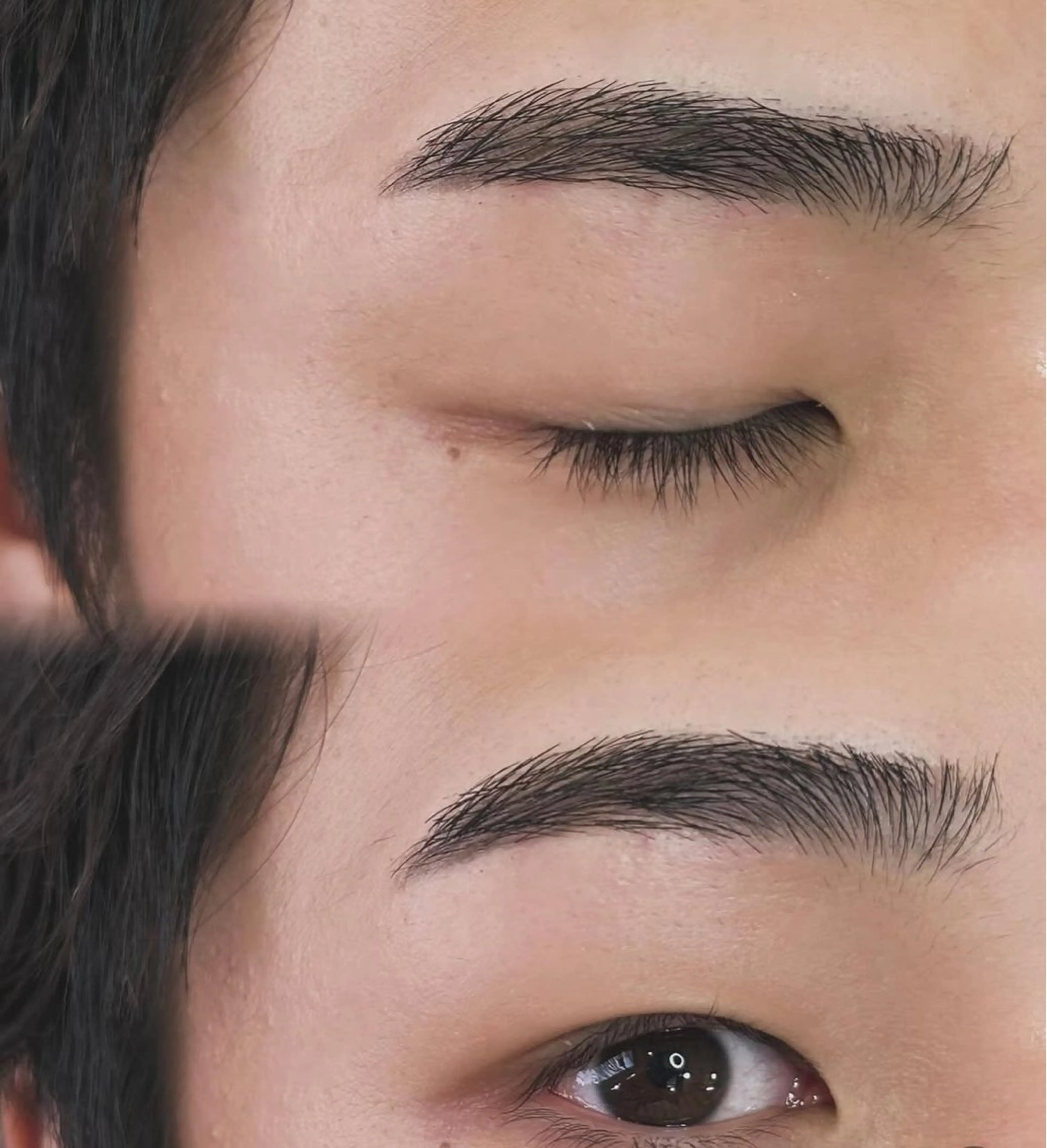 【男性用Open記念】🦋men'sアイブロウWAX脱毛［メイク付き］🦋【熊本市/上通り/アイブロウ/眉毛/メンズ】の写真