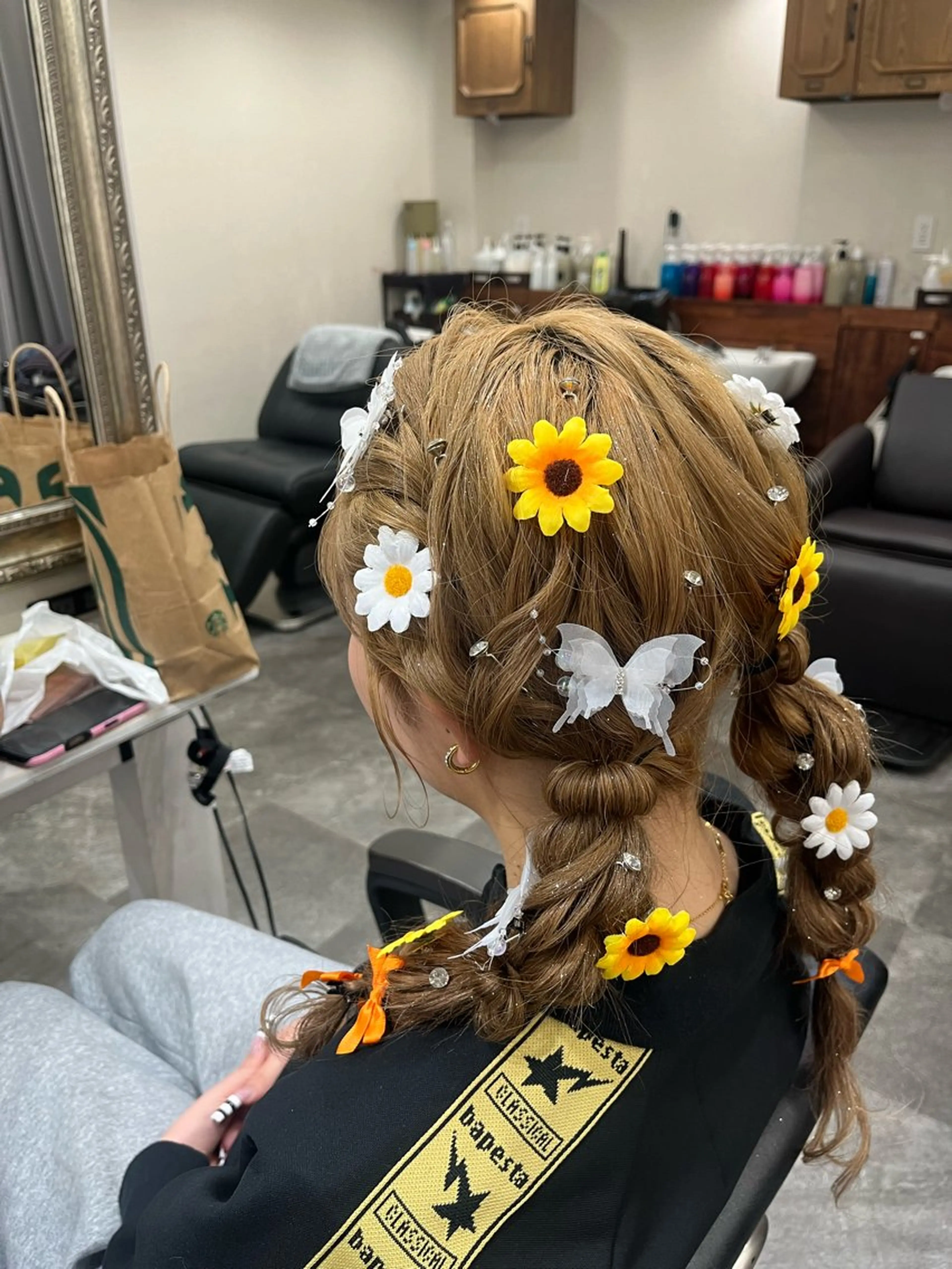 ロング ヘアアレンジ 籾木 美優のヘアスタイル