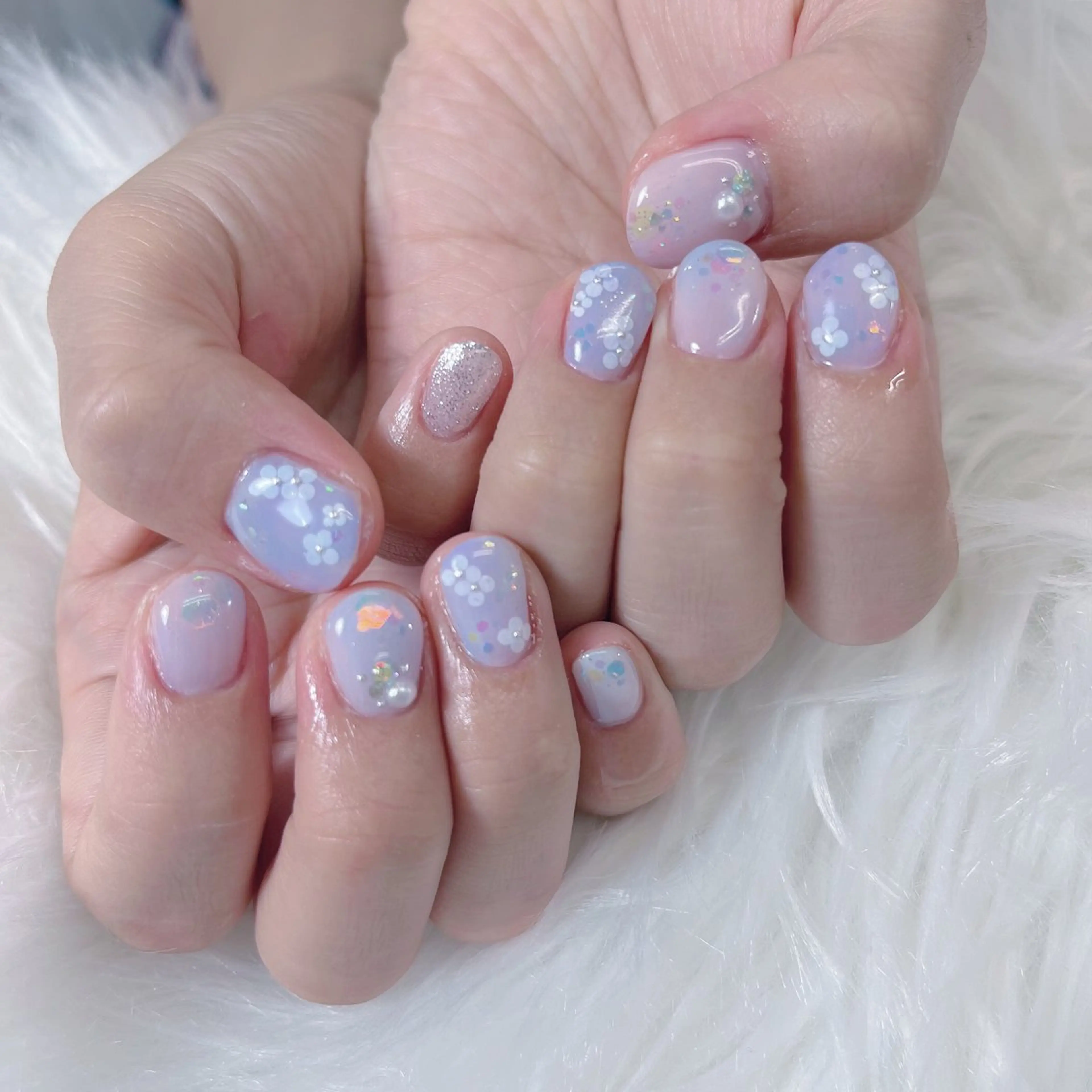 ネイル ハンドネイル Maya 🧊🫧‪のネイルデザイン