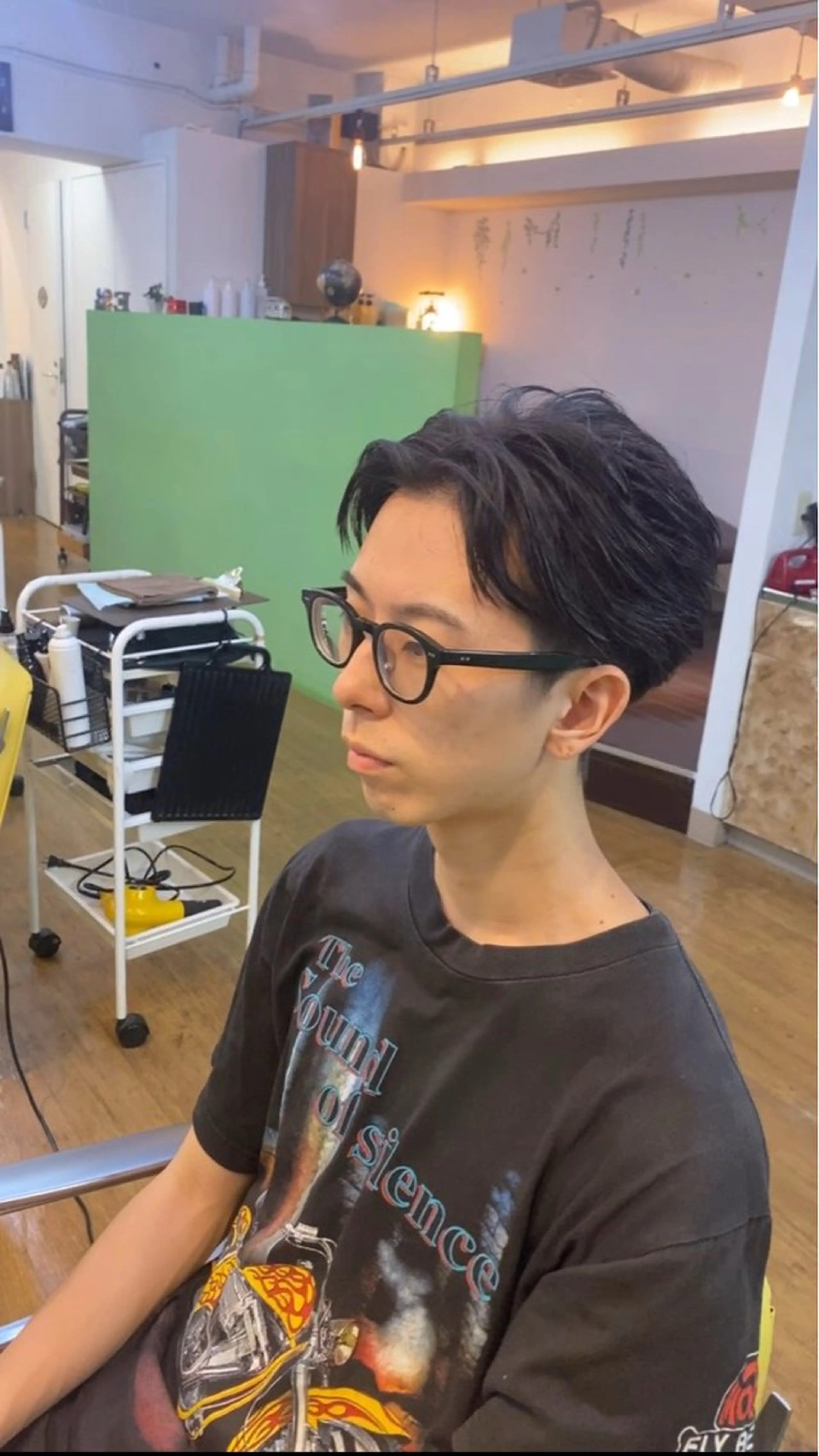 ヘアアレンジ メンズ カット メンズ特化 エシカル　松原大将のヘアスタイル