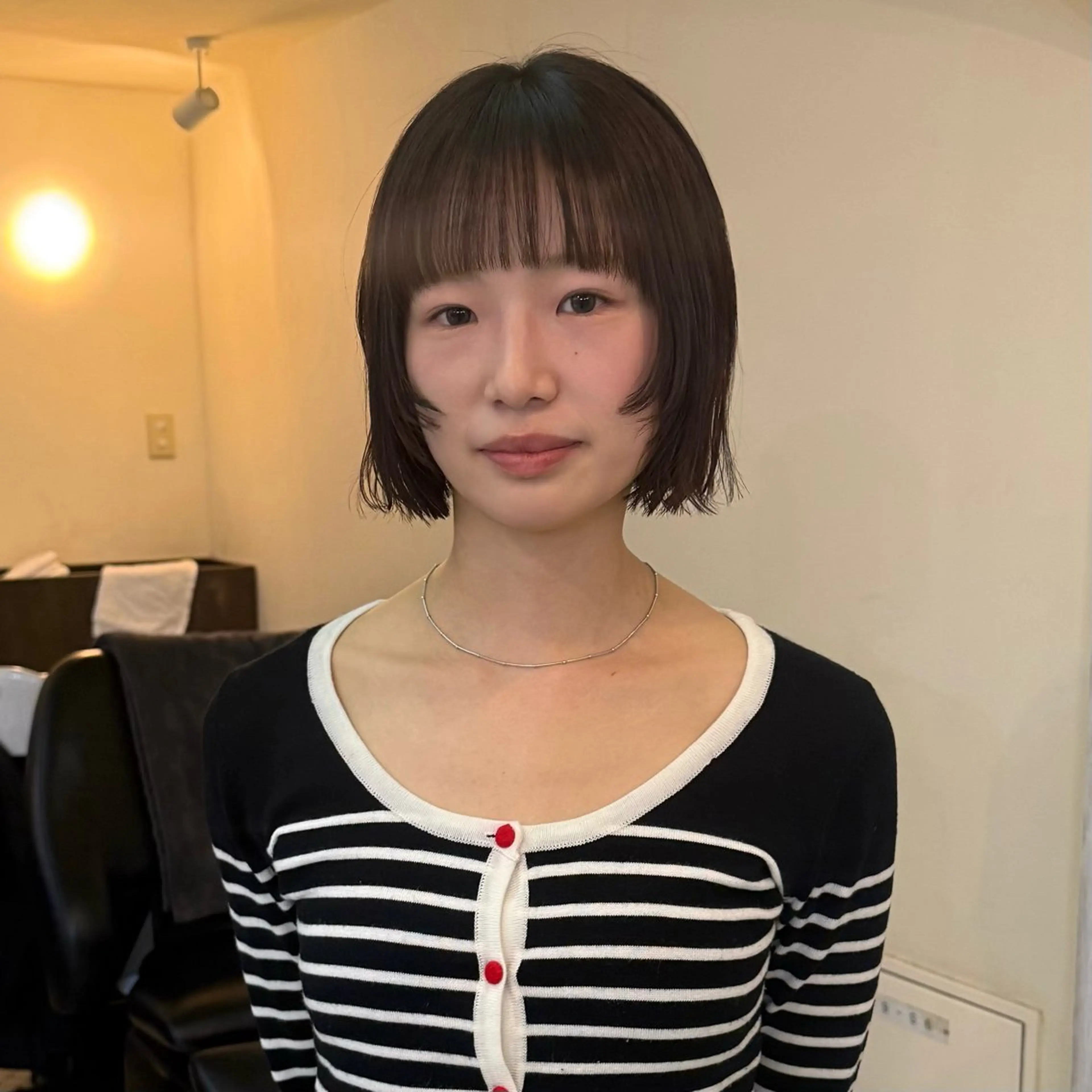 ショート ボブレイヤー ボブ レイヤーカット カット トリートメント Yurika🕯️ 透明感カラー/ボブのヘアスタイル