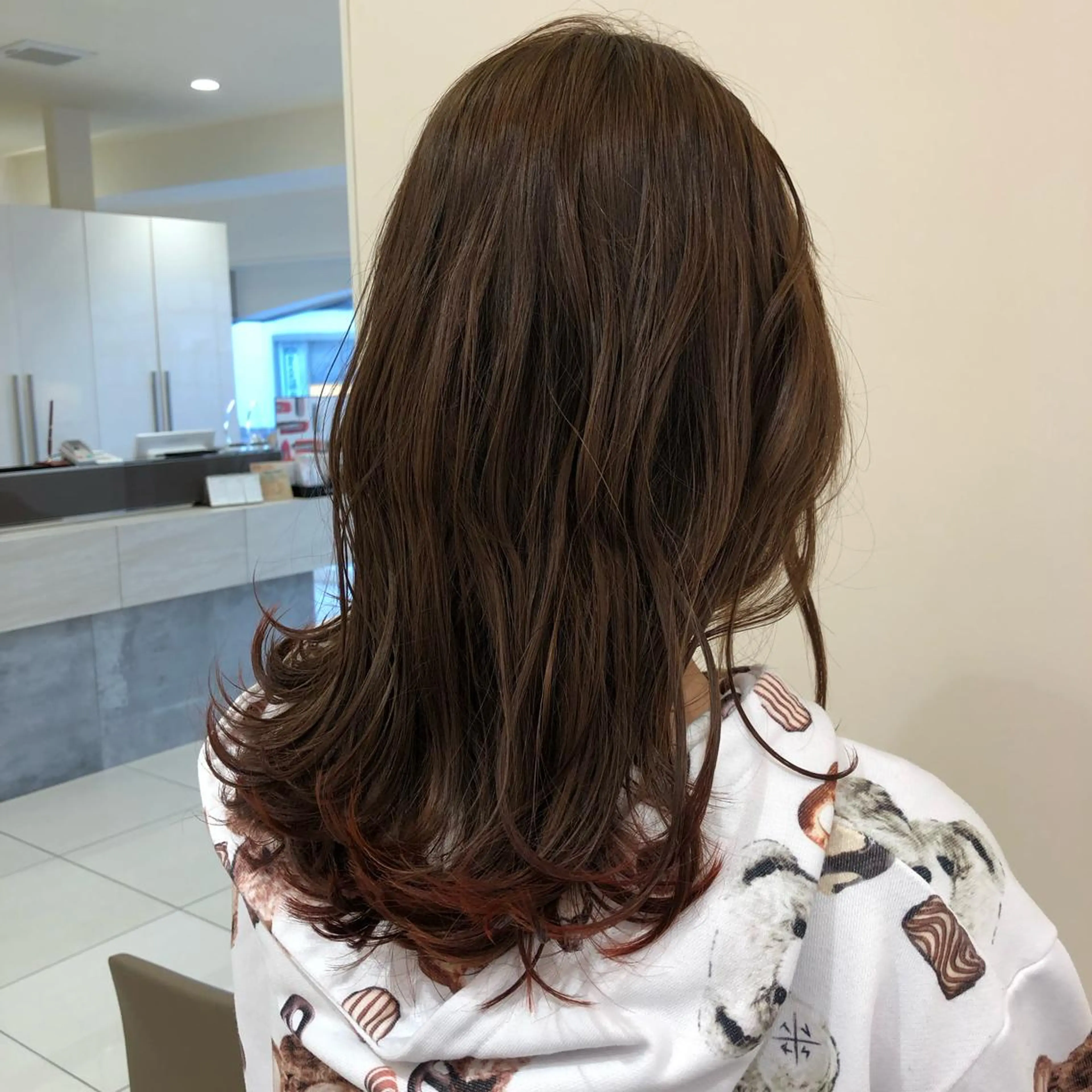 ミディアム カラー LIEN HAIR【リアンヘアー】所属・【髪質改善】 梅田　聡のヘアスタイル