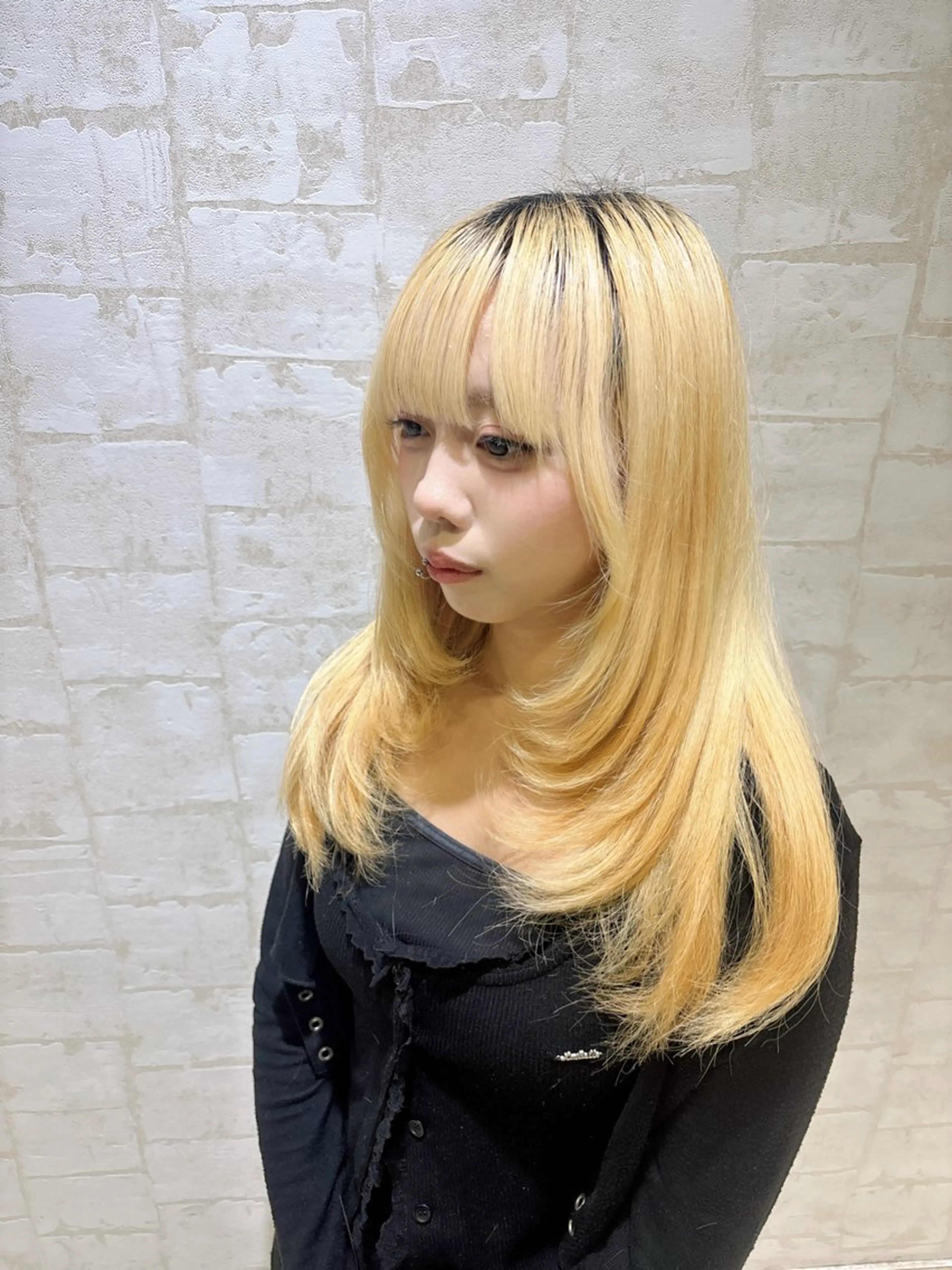 ロング カット 韓国レイヤー/カラー 🐈‍⬛💗miyuのヘアスタイル