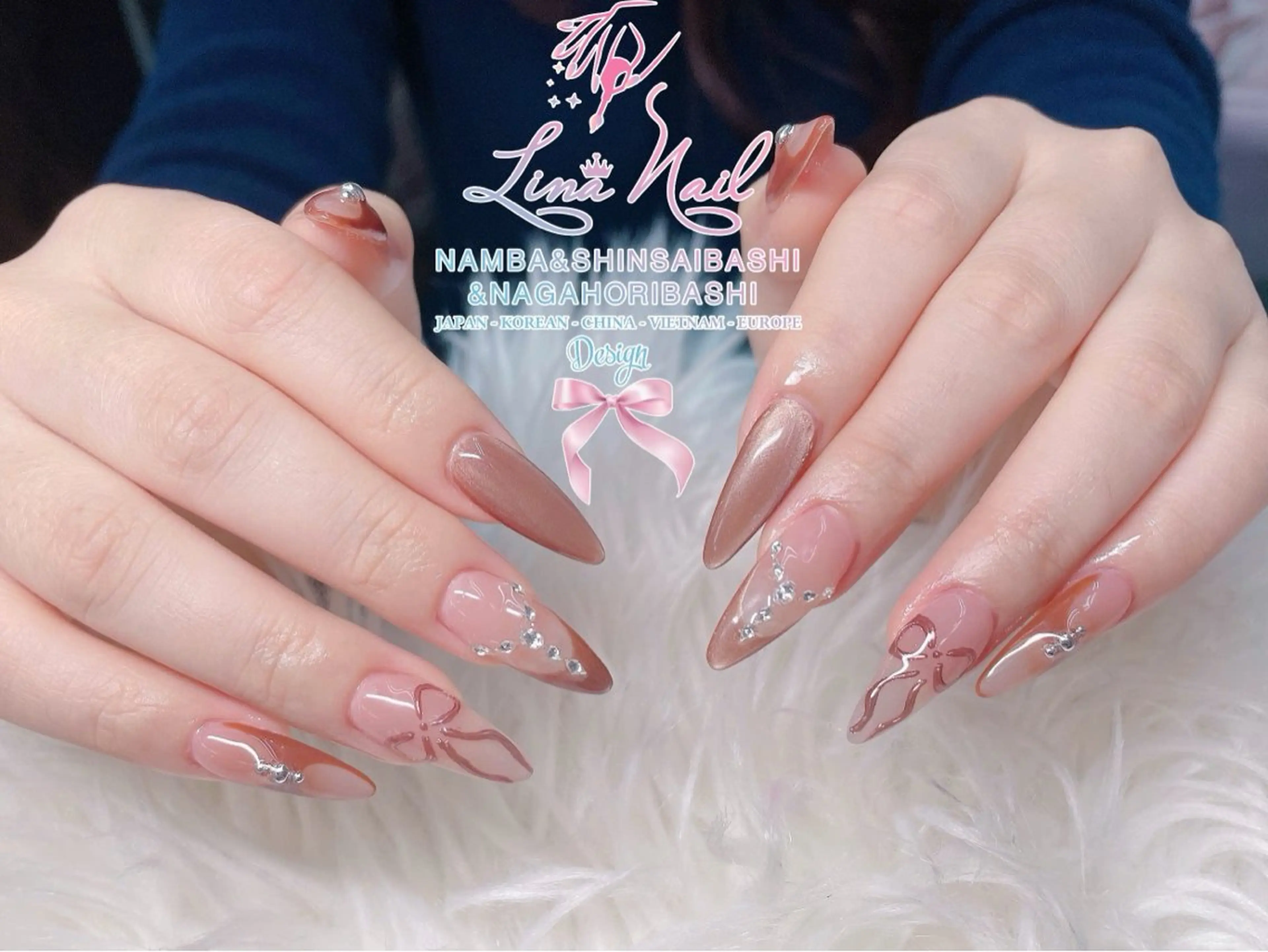 ネイル フットネイル ジェルネイル 持ち込み ネイルチップ ハンドネイル リナネイル 長堀橋店／東心斎橋店のネイルデザイン