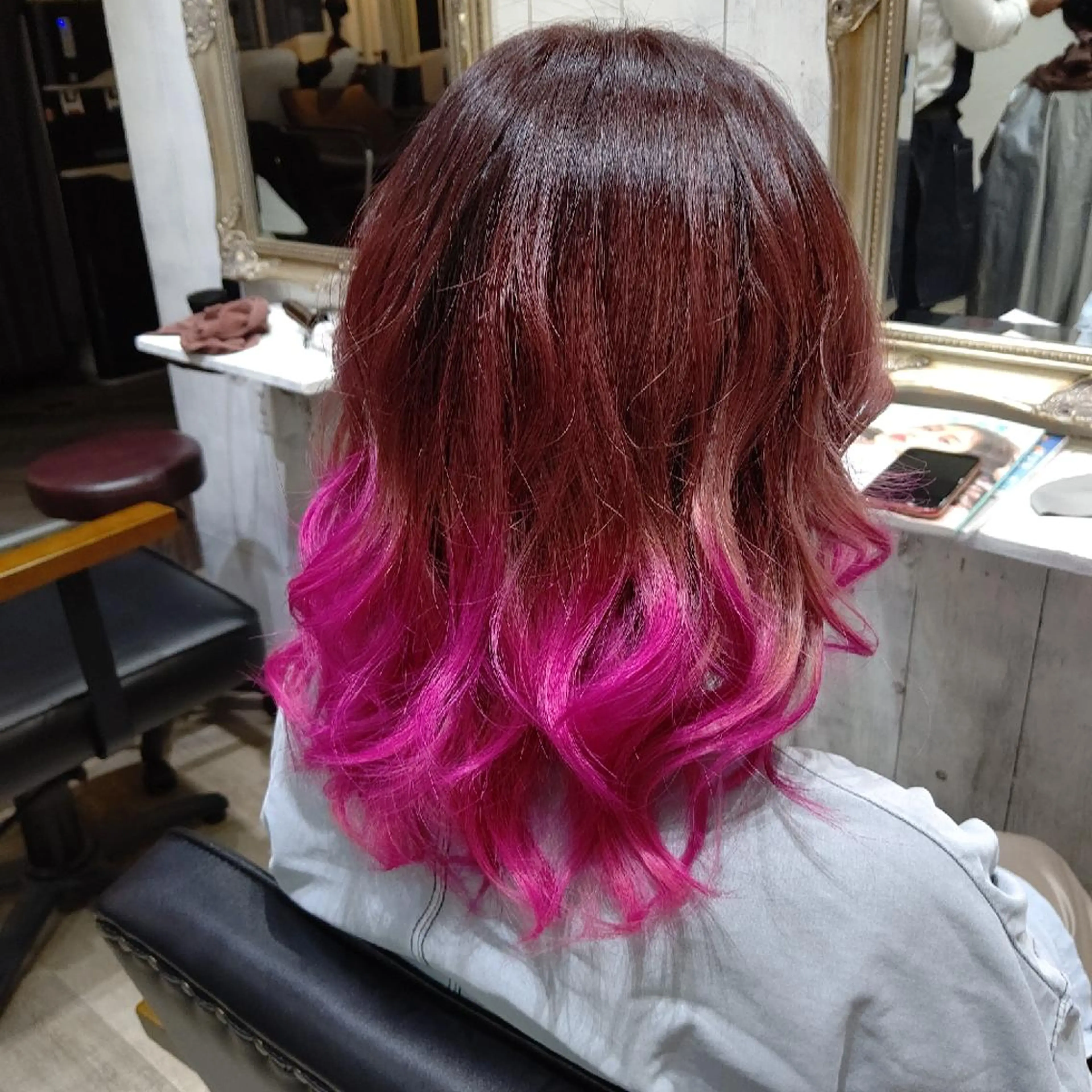 ミディアム ヘアカラー bathair  所属・bathair 持田侑祐のヘアスタイル