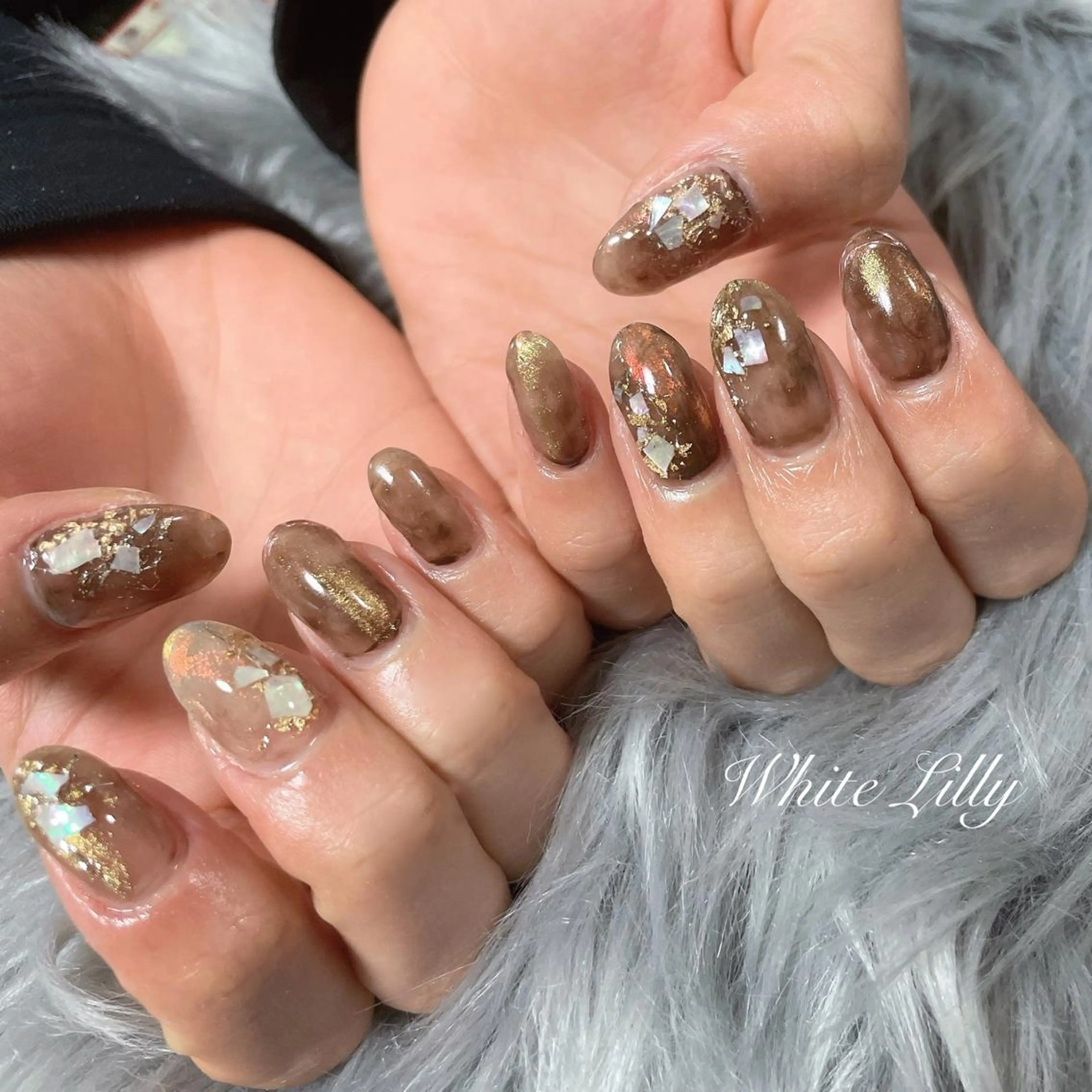 ネイル ハンドネイル White lily所属・牧田 雅世のネイルデザイン