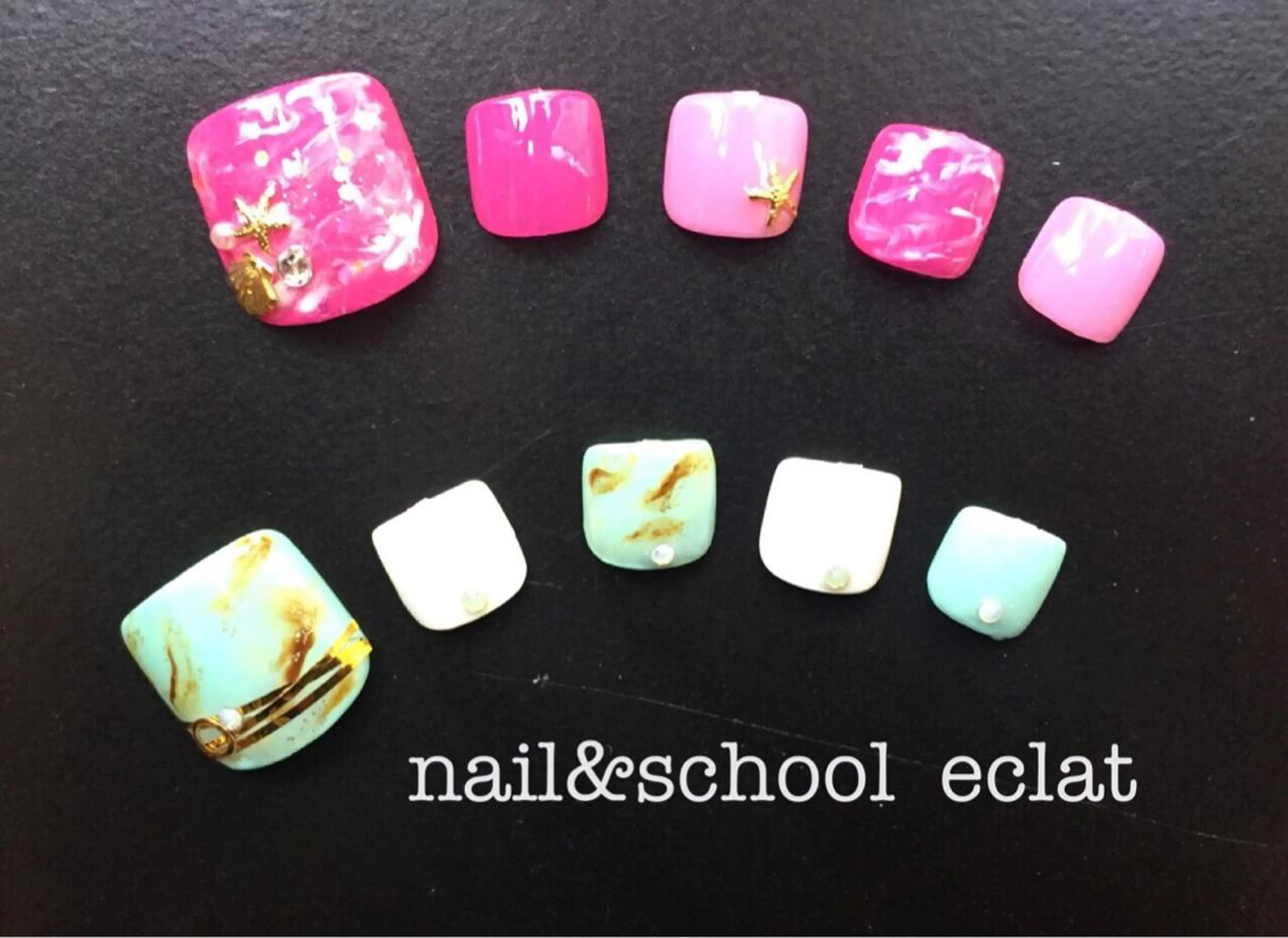 ネイル フットネイル センター南 eclatのネイルデザイン