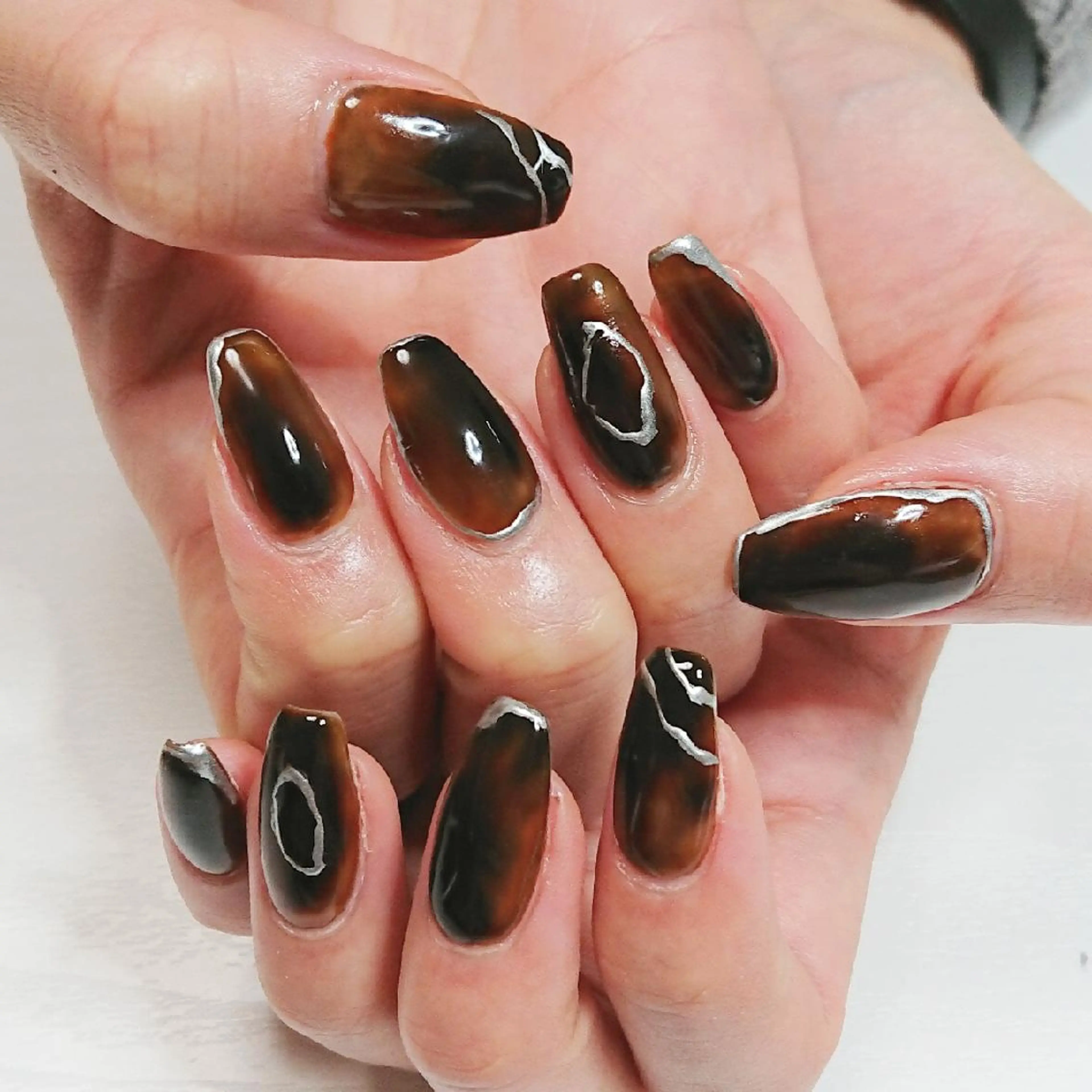 ネイル ニュアンスネイル ハンドネイル Lilith Nailのネイルデザイン