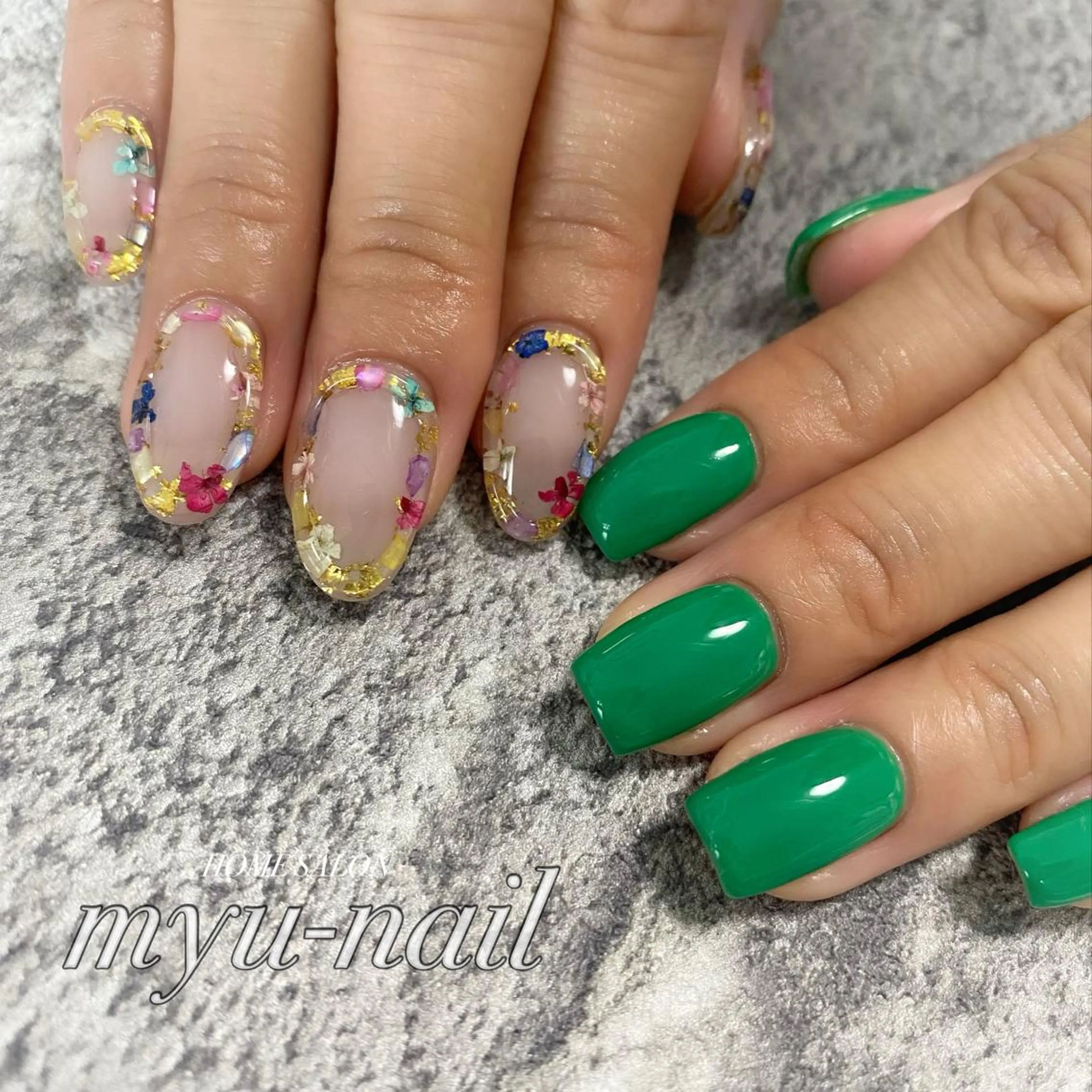 ネイル ホームサロン myu-nailのネイルデザイン