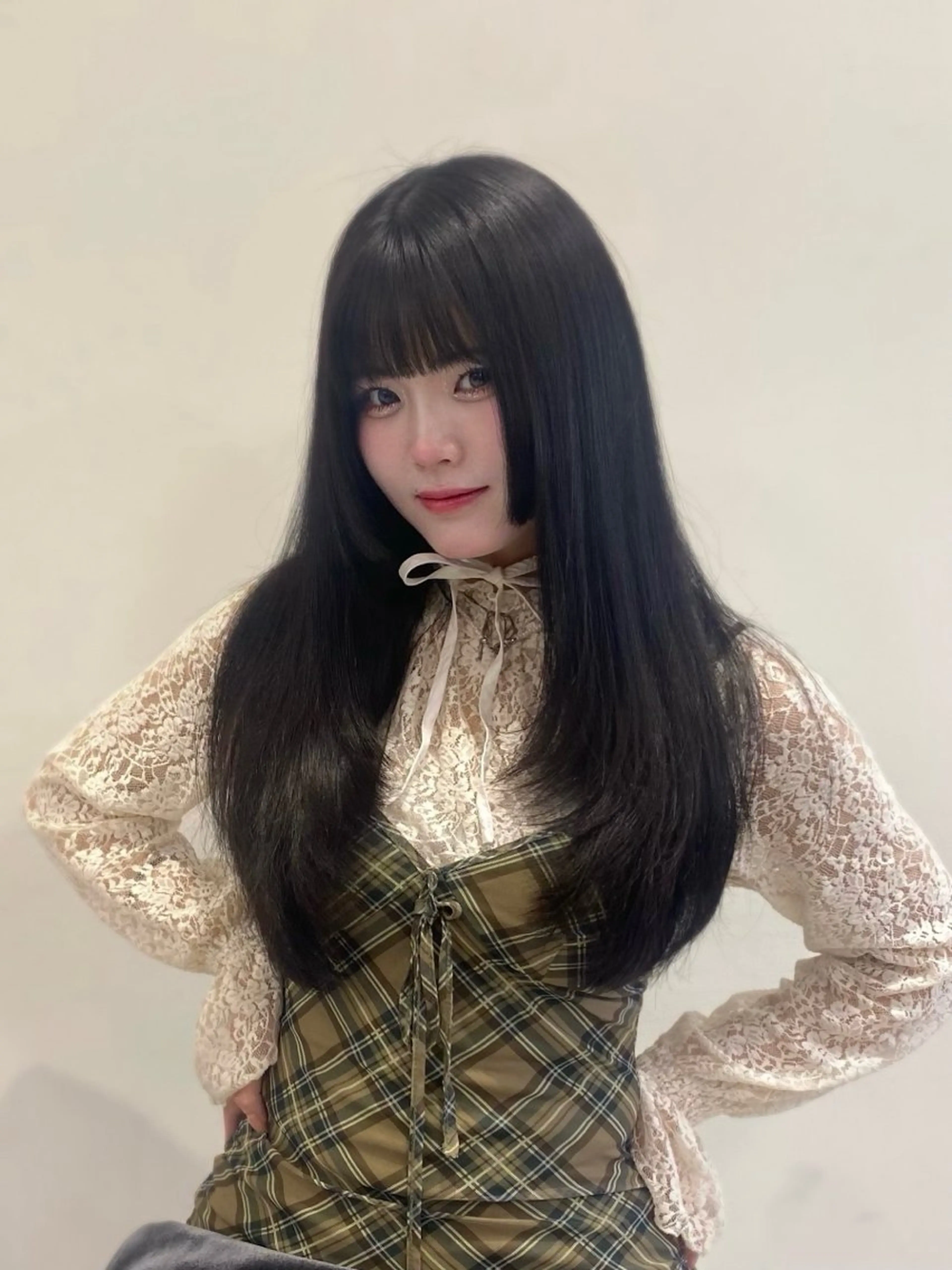 ロング 岡山 愛のヘアスタイル