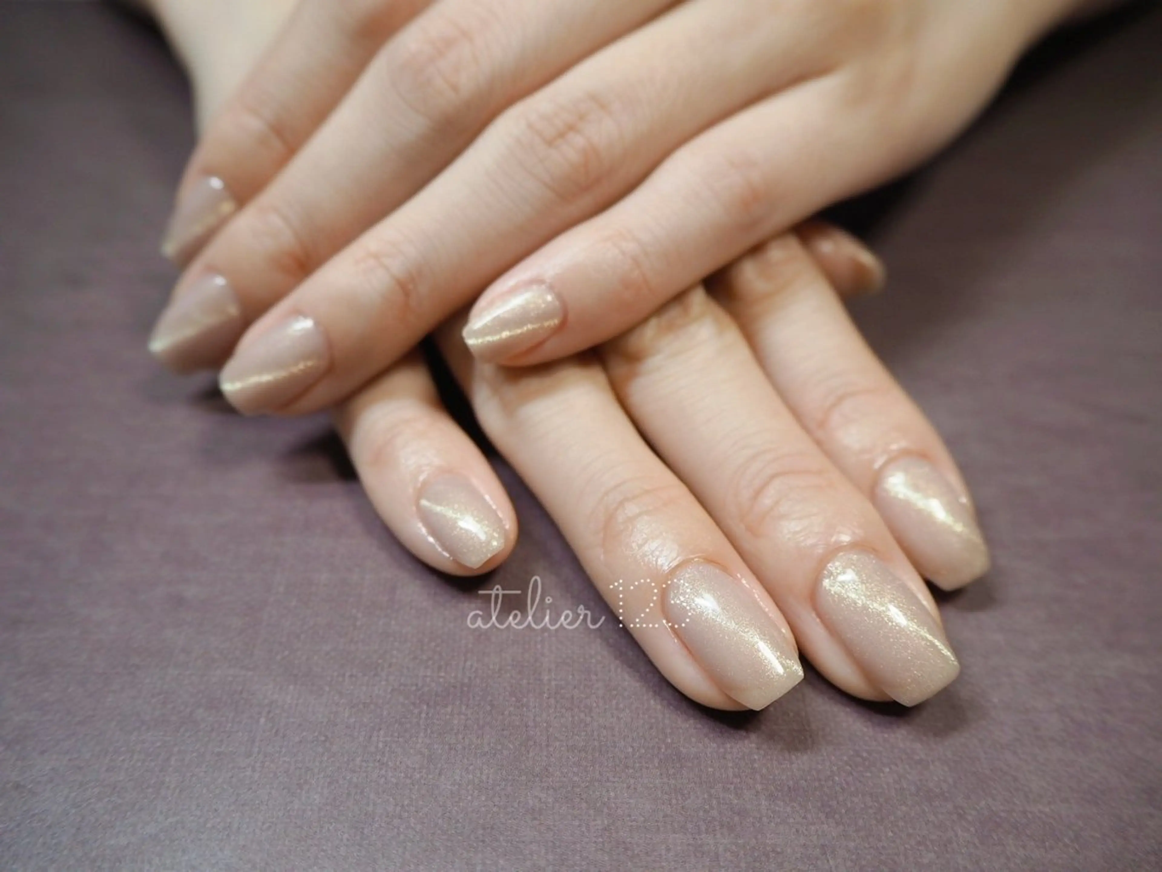 ネイル ワンカラーネイル atelier123 いずみのネイルデザイン