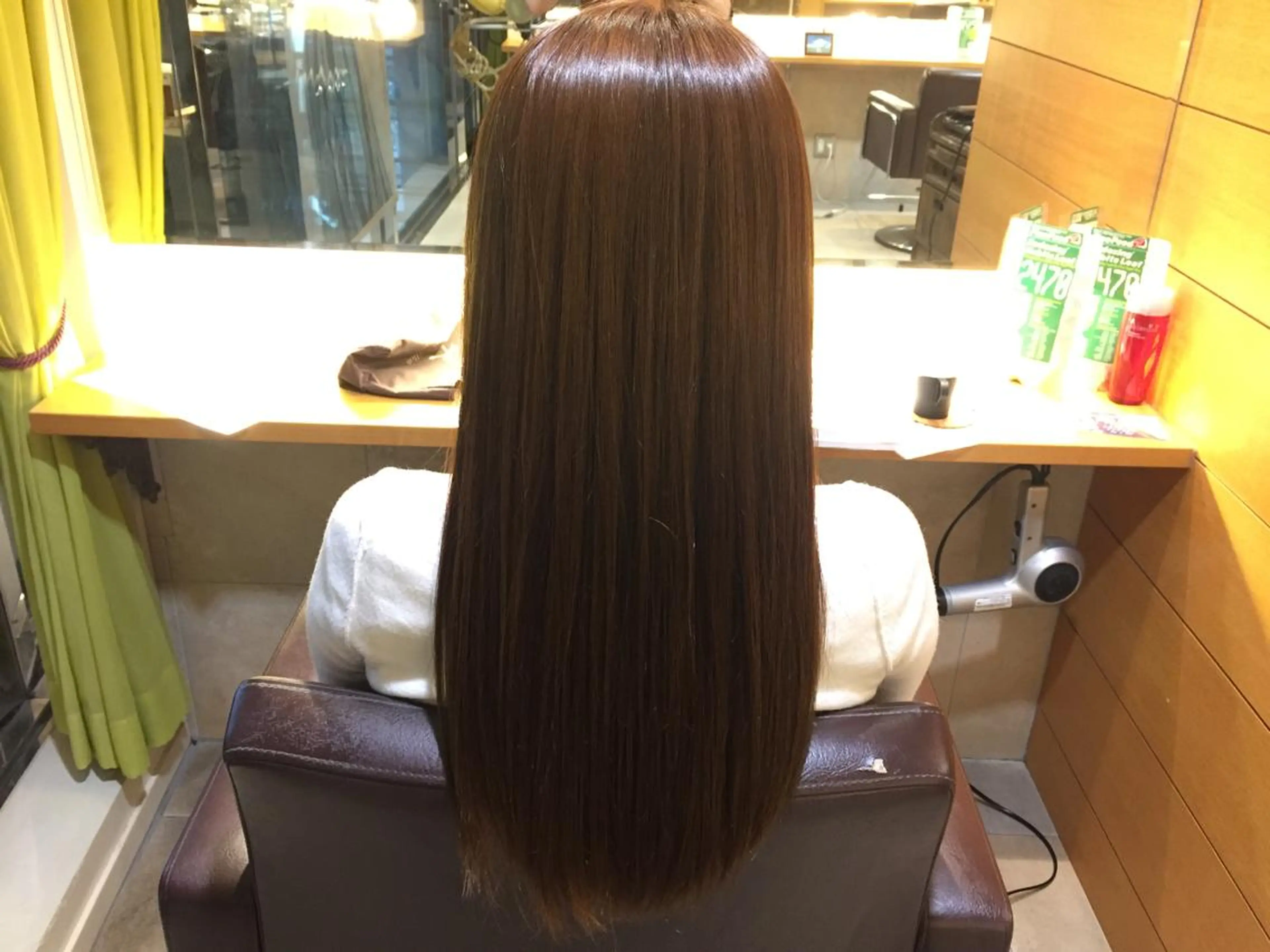 ロング トリートメント 縮毛矯正 加藤 綾華のヘアスタイル