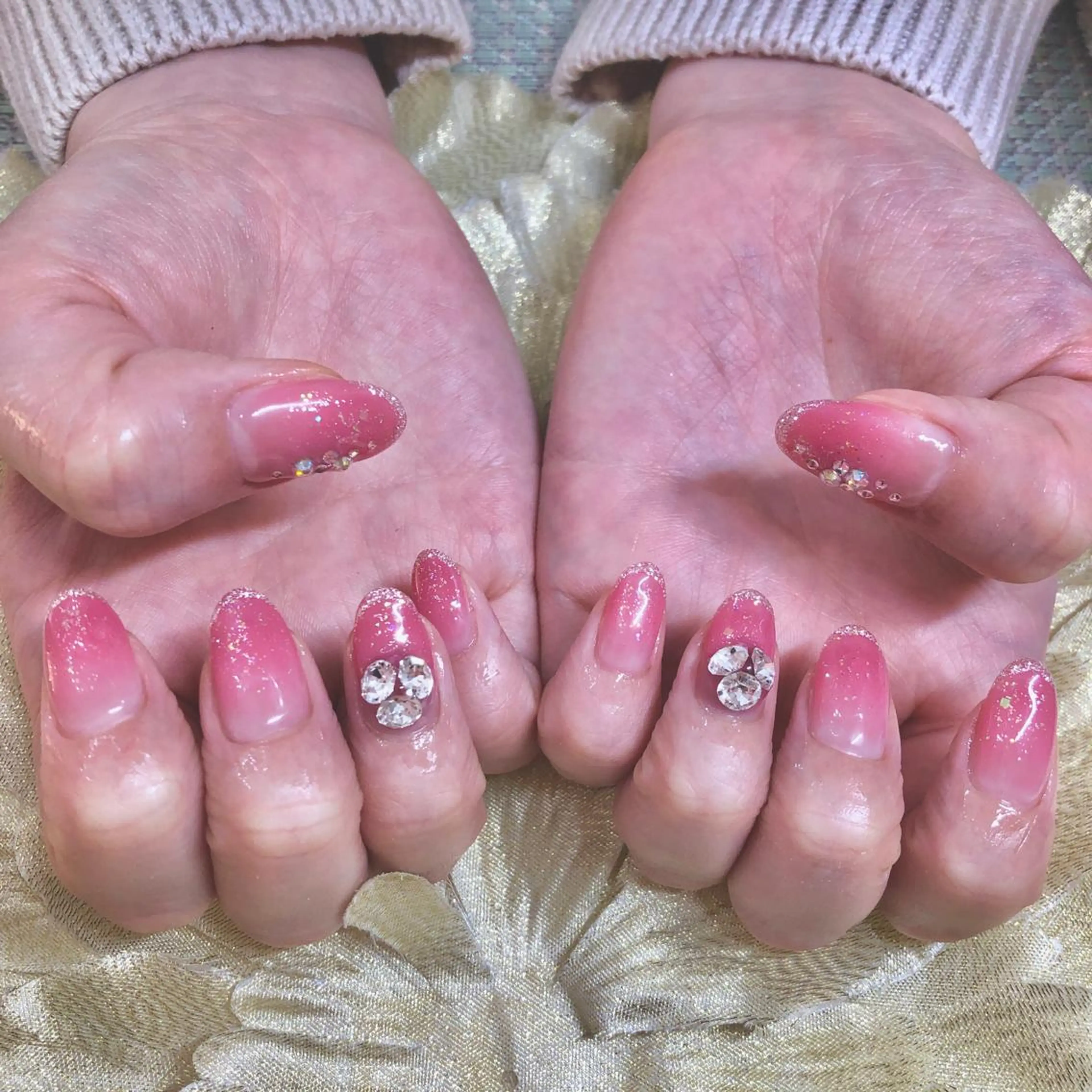 ネイル ジェルネイル ストーンネイル J terrace Nailのネイルデザイン