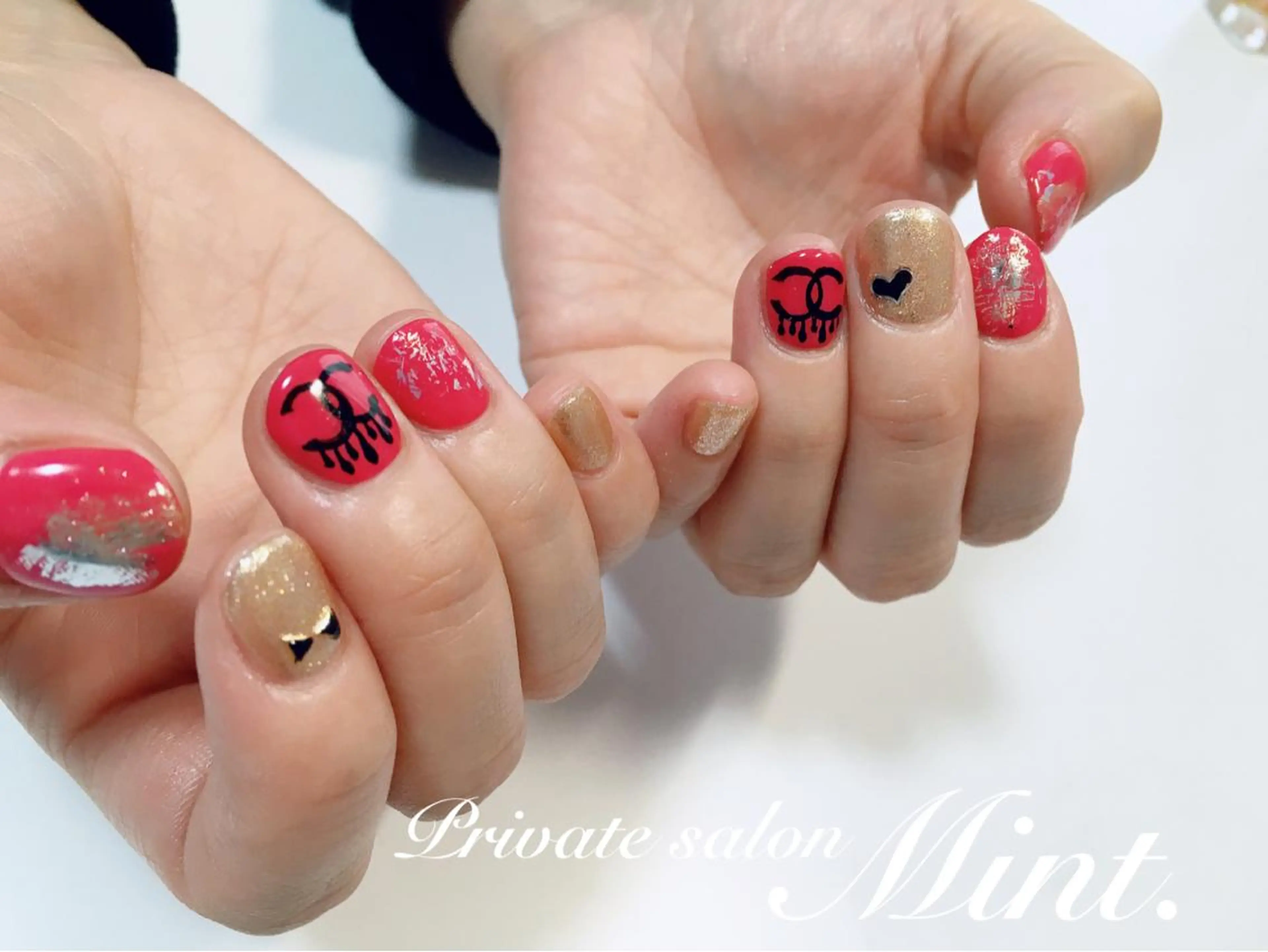 ショート ネイル ジェルネイル ハンドネイル Mint. nailのネイルデザイン