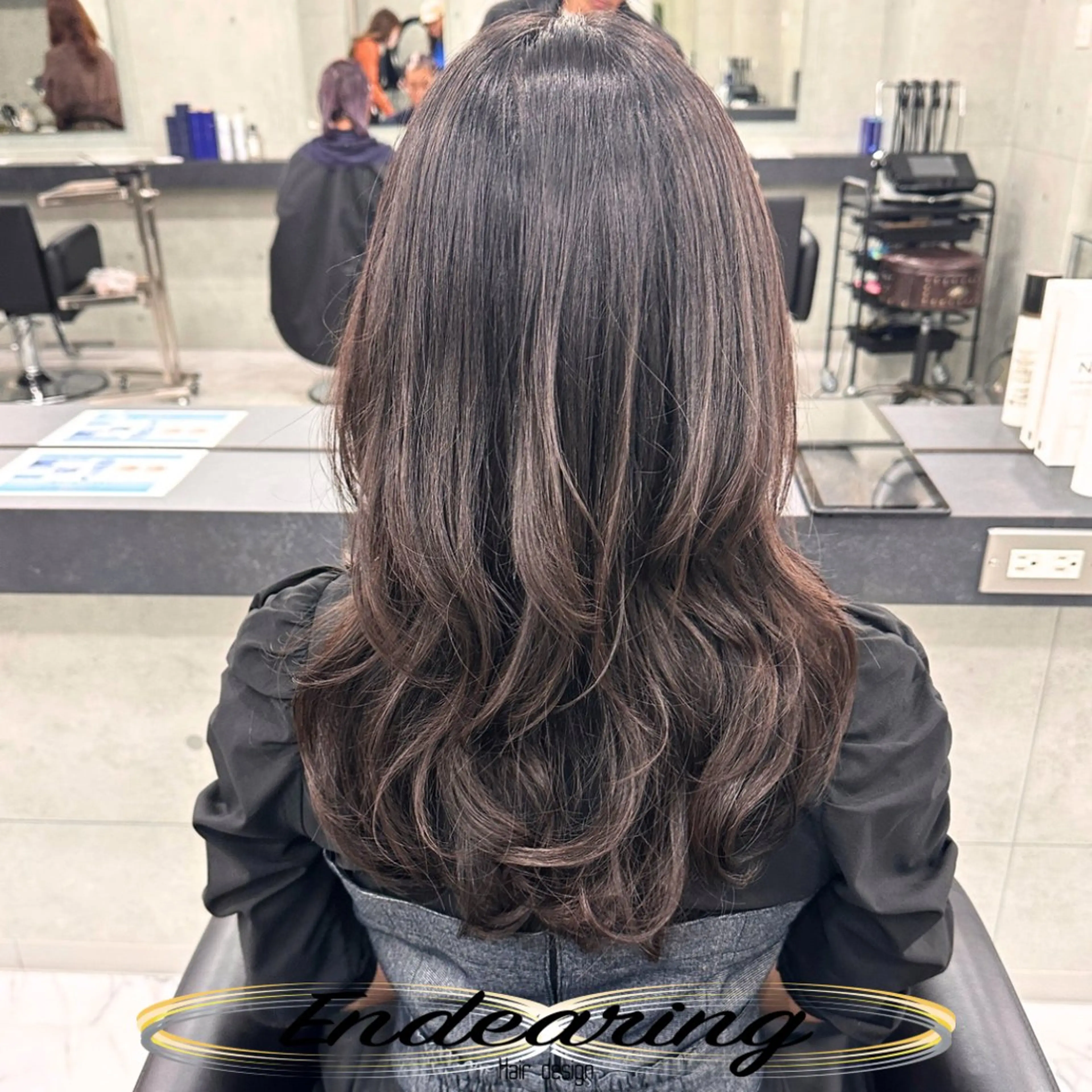 カラー アッシュ ベージュカラー 透明感カラー カット ヘアカラー Endearing 銀座/レイヤーカットのヘアスタイル