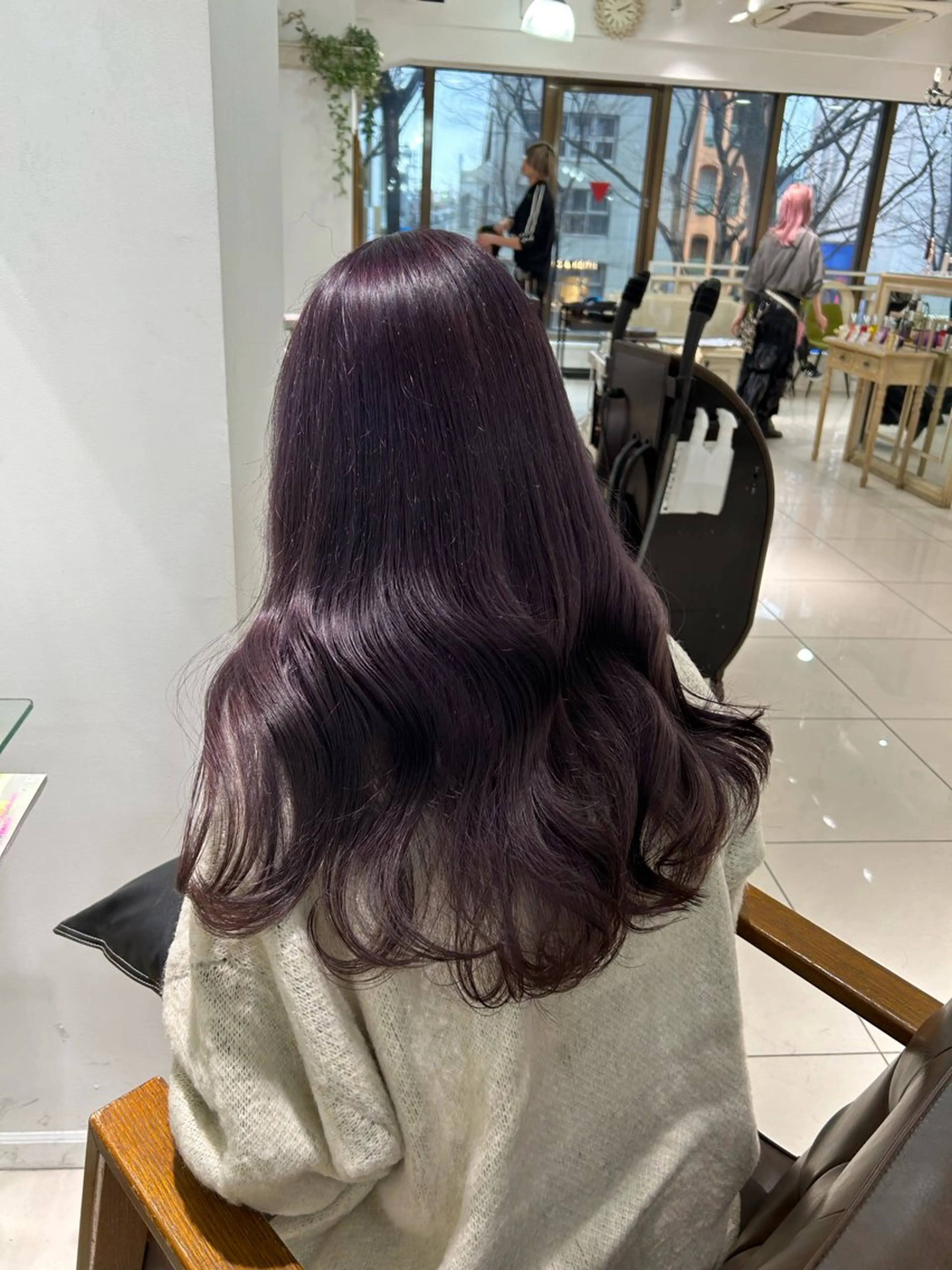 ロング カラー ヘアアレンジ 透明感カラー ai🫧🪞のヘアスタイル