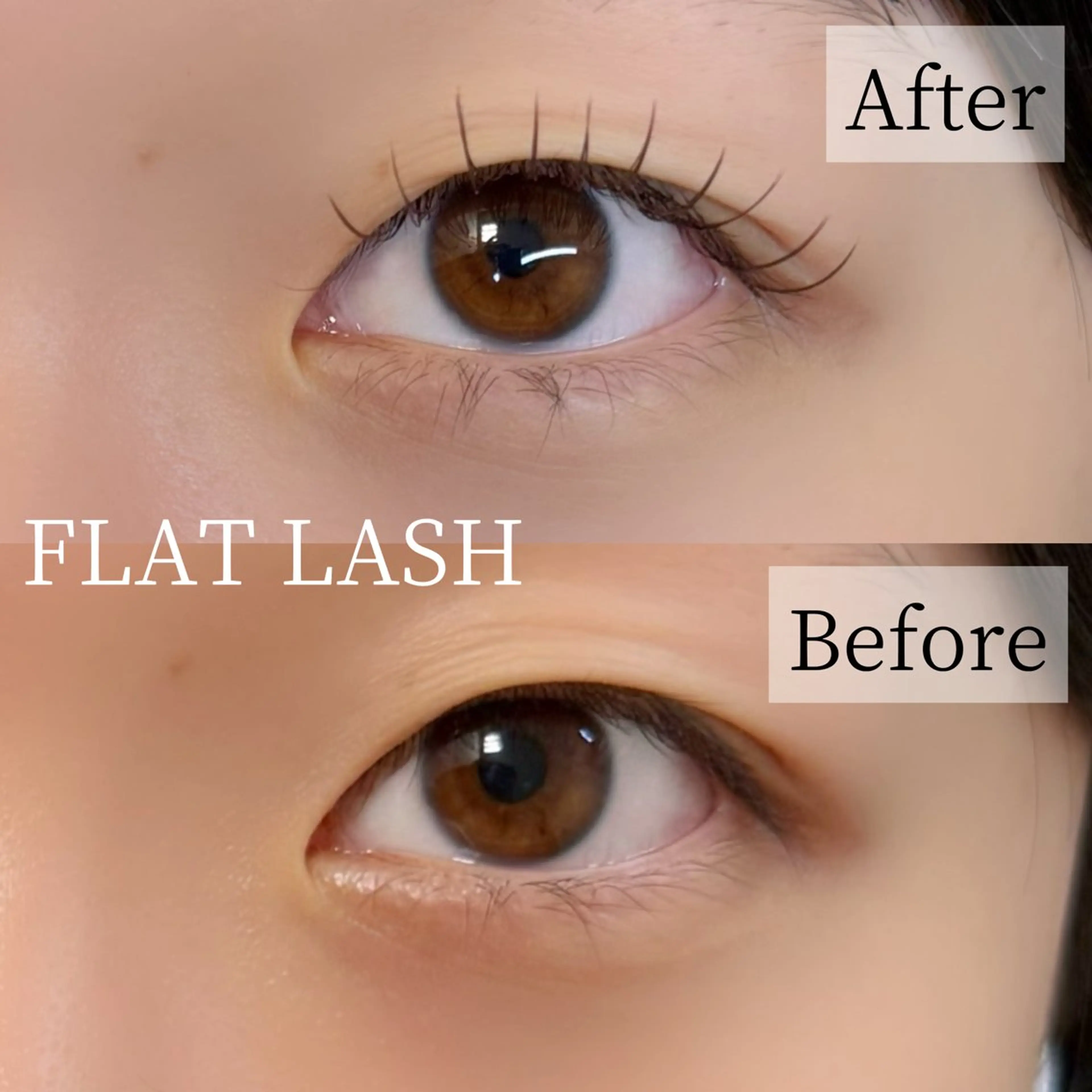 マツエク・マツパ カラーマツエク フラットラッシュ VIAS CANACOのマツエク・マツパデザイン