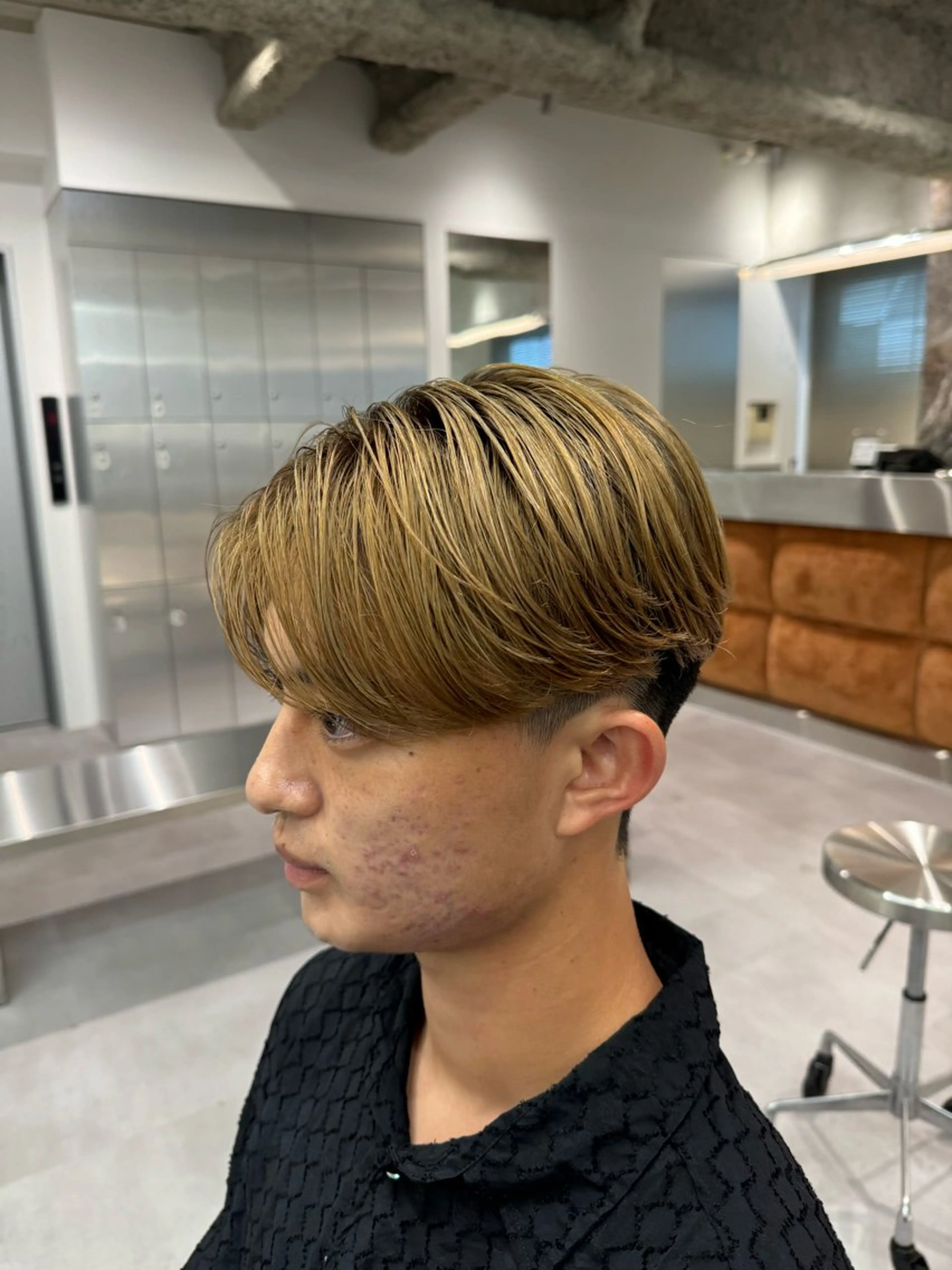 ショート パーマ メンズ fifth JINGUMAE所属・波巻きスパイラルパー マ/シャドウパーマ駿のヘアスタイル