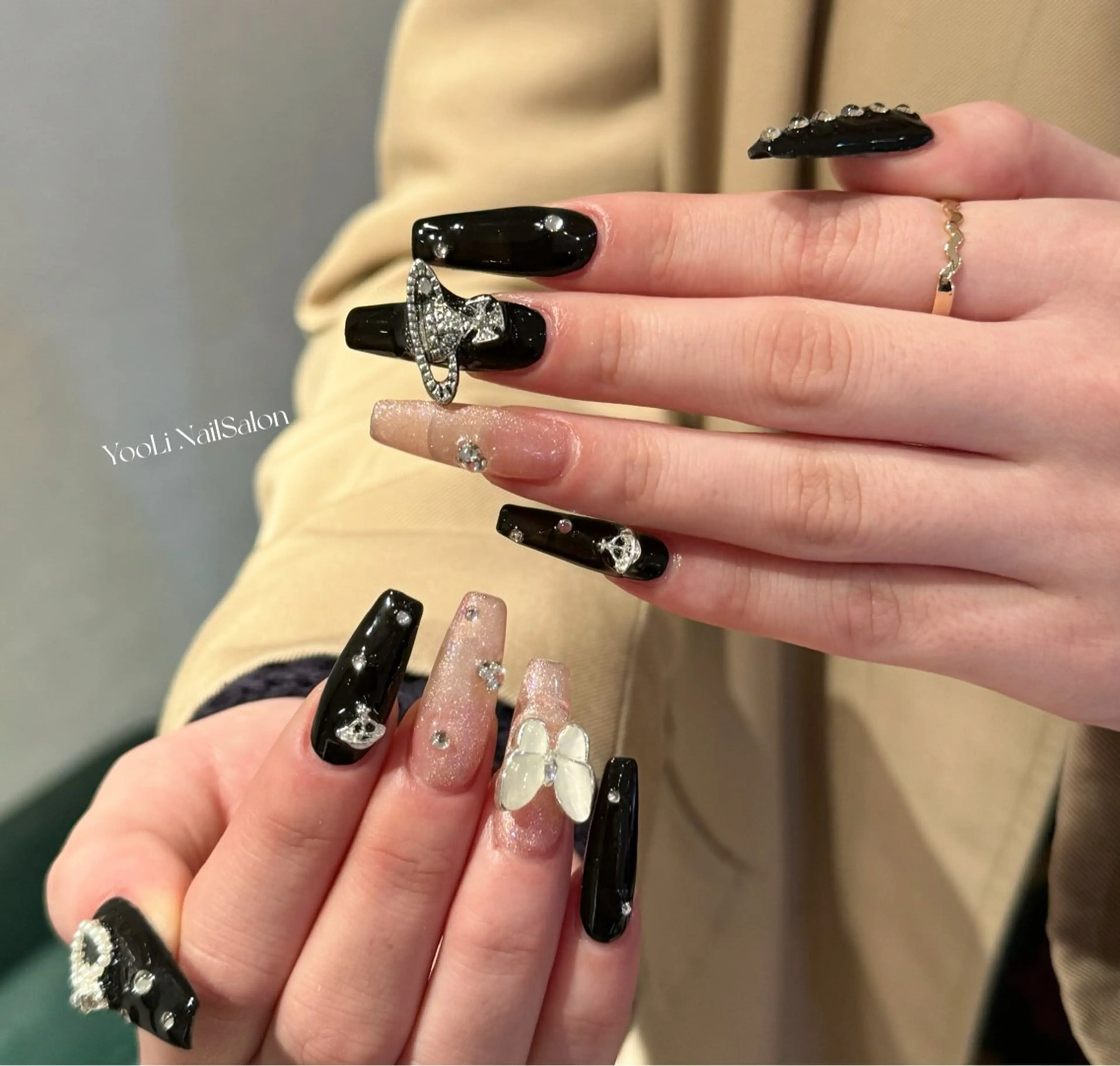 ネイル ワンホンネイル 🎀🎀YooLi Nail Salonのネイルデザイン