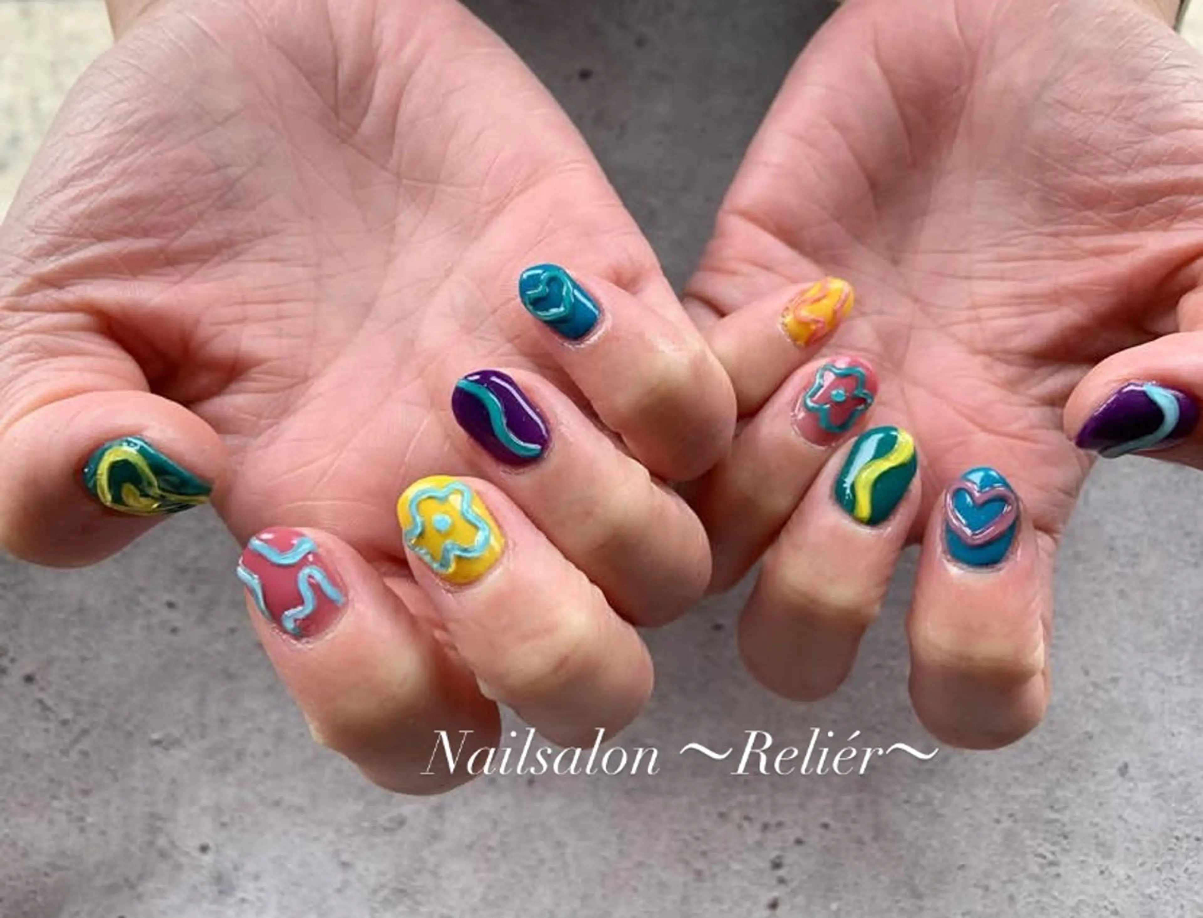 ネイル アートネイル ニュアンスネイル Nailsalon 〜Reliér〜のネイルデザイン