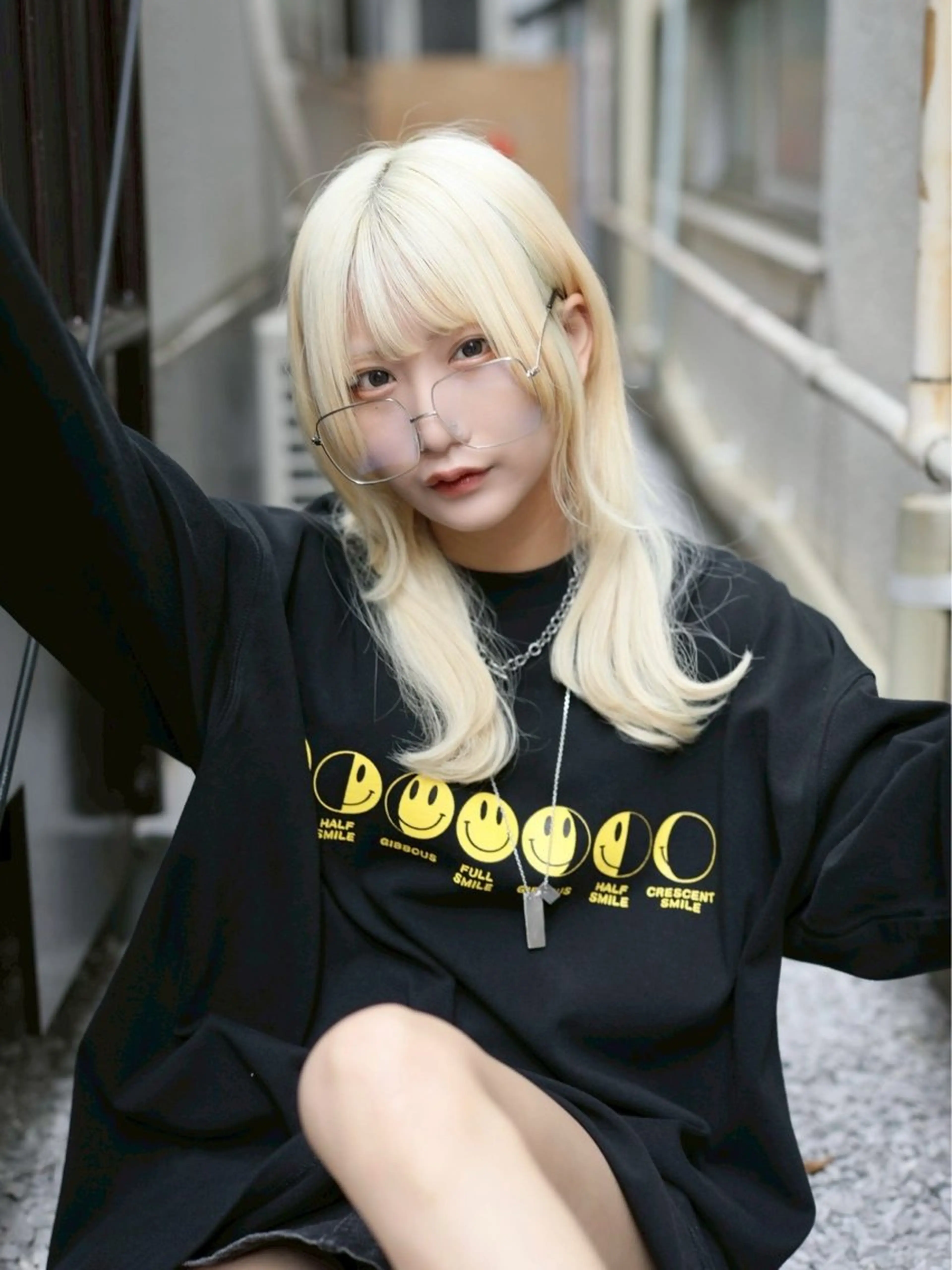 ロング カラー ヘアカラー トリートメント メンズハイトーン 北斗💍レイヤーのヘアスタイル