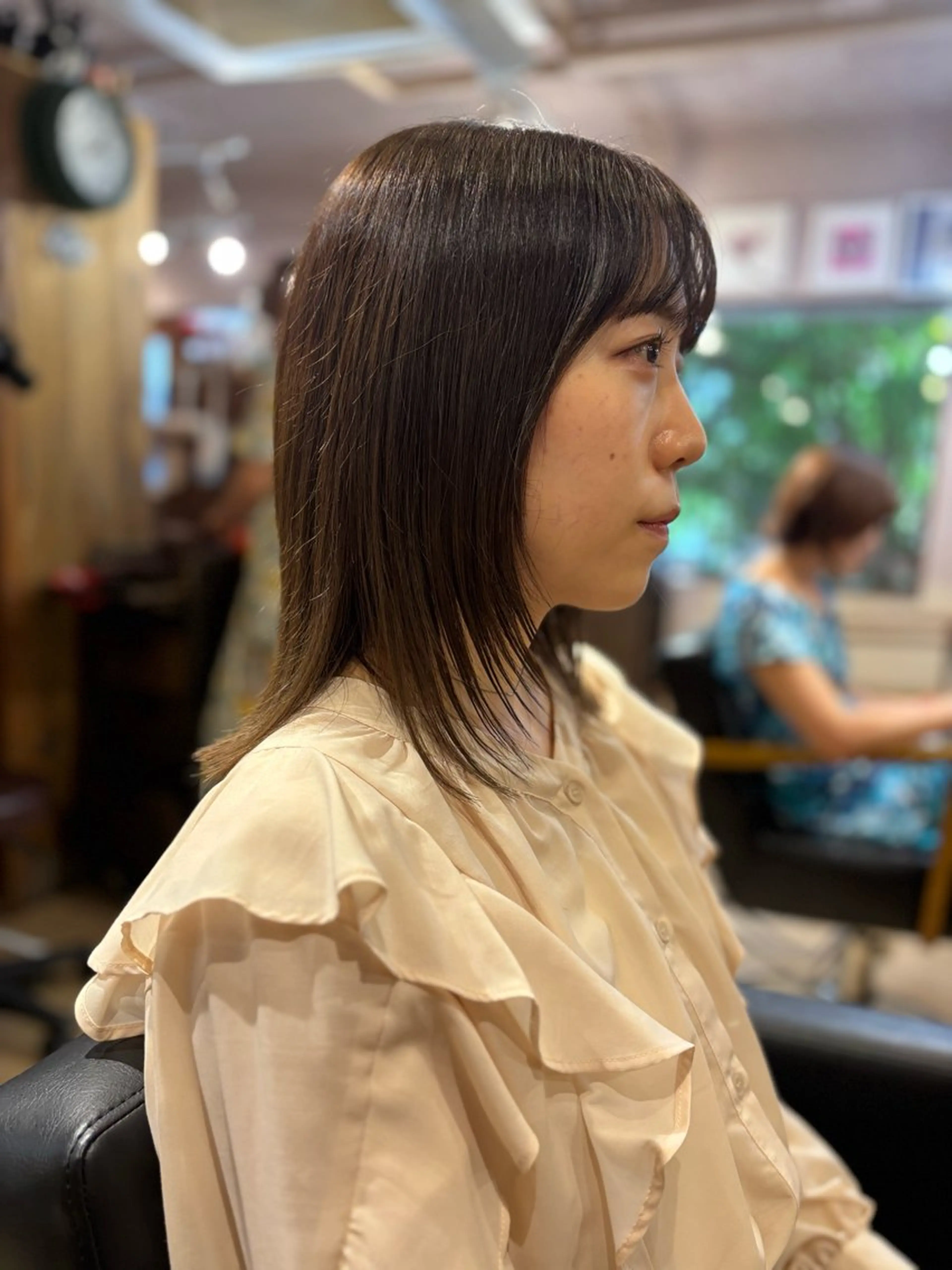 ミディアム 角田リサ /代々木上原のヘアスタイル