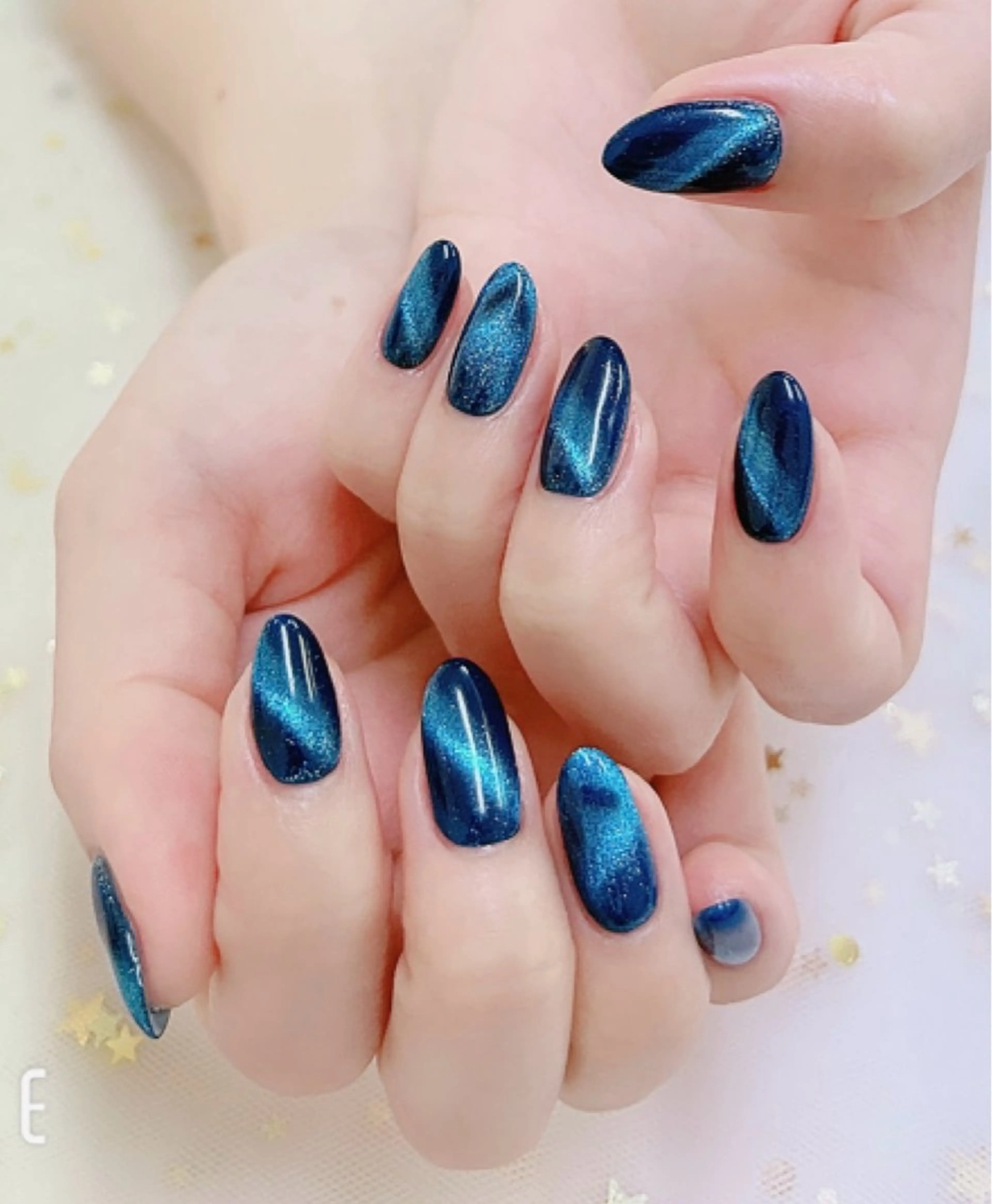 ネイル マグネットネイル ハンドネイル 上福岡 らんらんのネイルデザイン