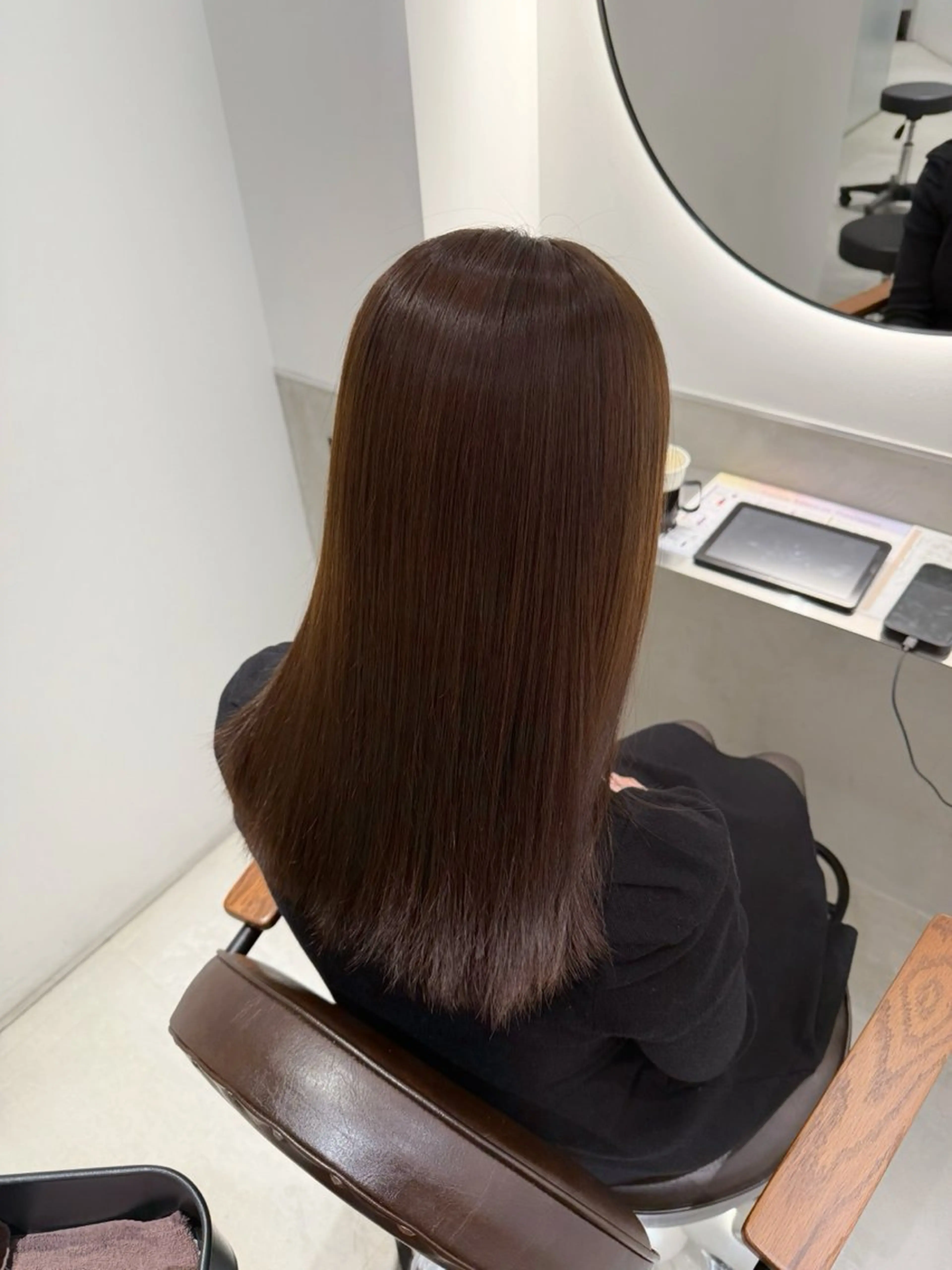 ロング 縮毛矯正 縮毛矯正 艶髪カラー🫧 髪質改善🪽萩原のヘアスタイル