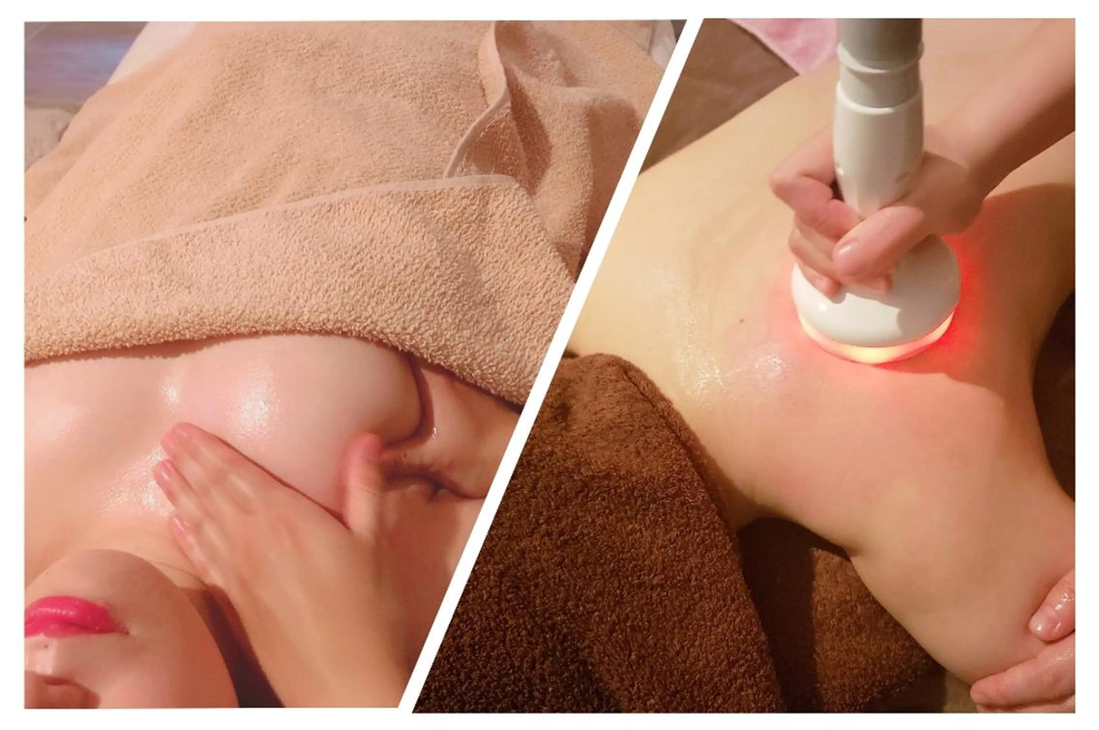 【背中ハミ肉集中ケア】育乳マッサージ＋ウルトランスフォーマー　¥30,800→¥9,900の写真