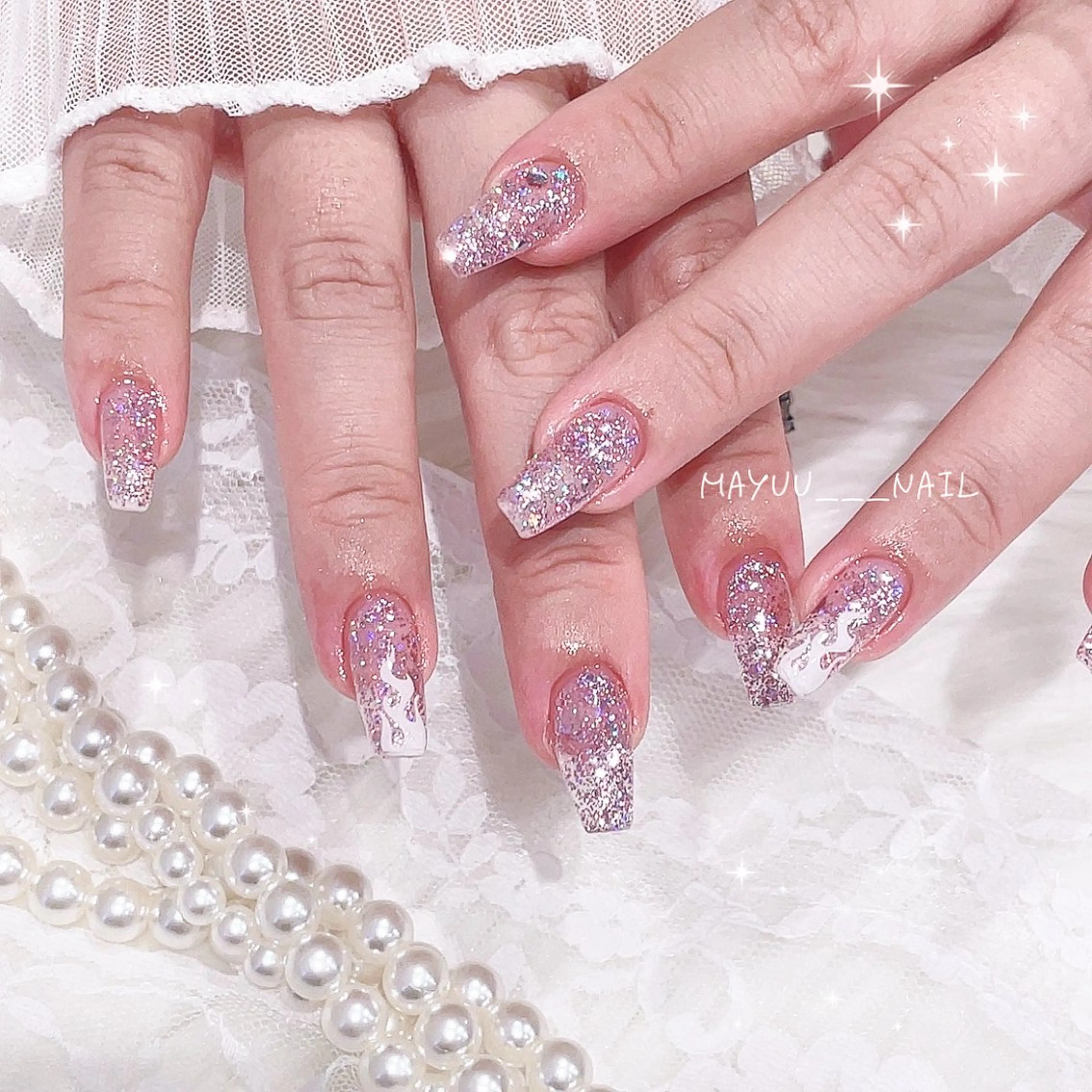 ネイル 🎀 Mayu 🎀痛ネイルのネイルデザイン