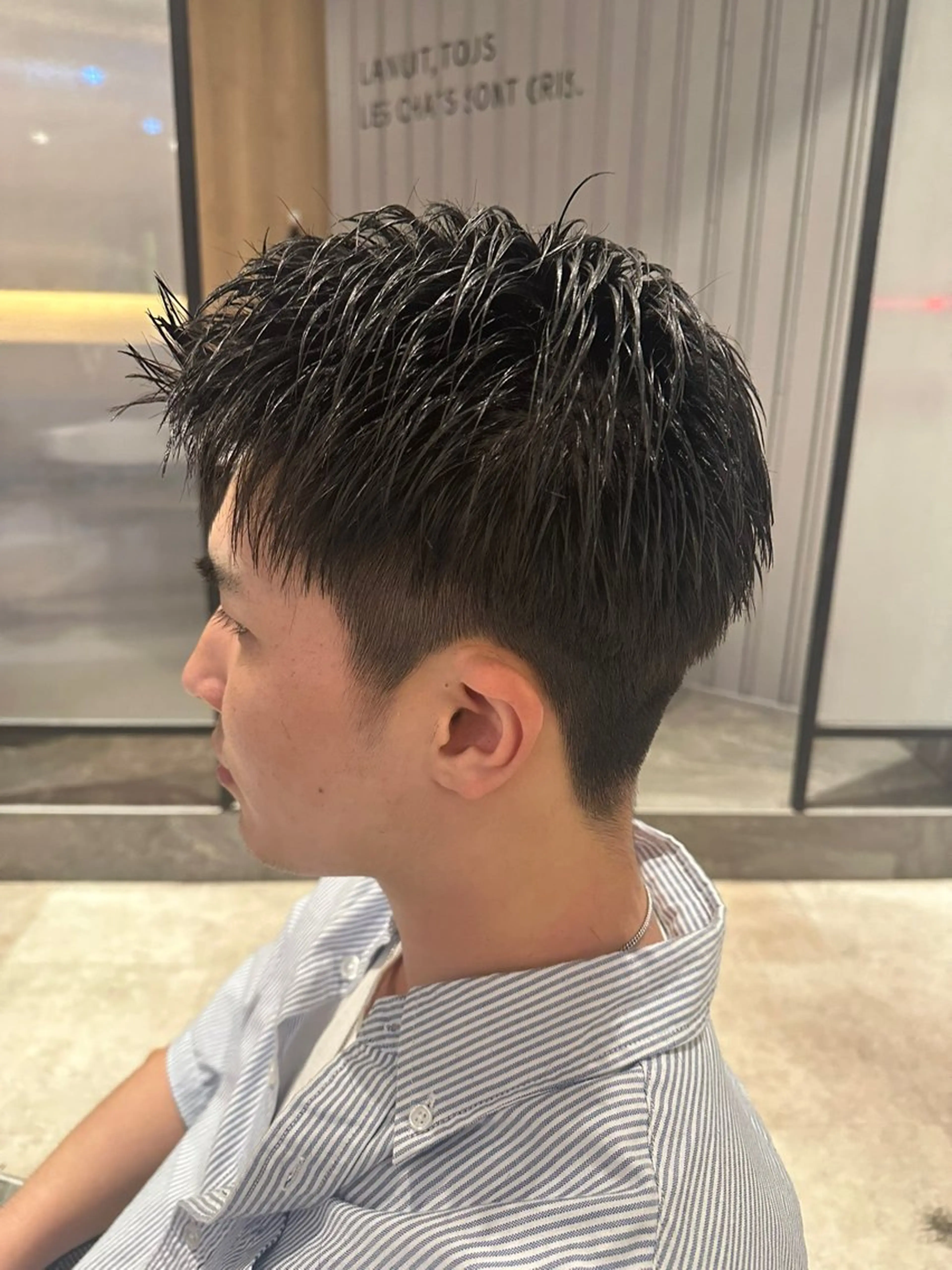 メンズ カット La fith hair sept 銀座店所属・KOGA／ パーマモデル募集のヘアスタイル