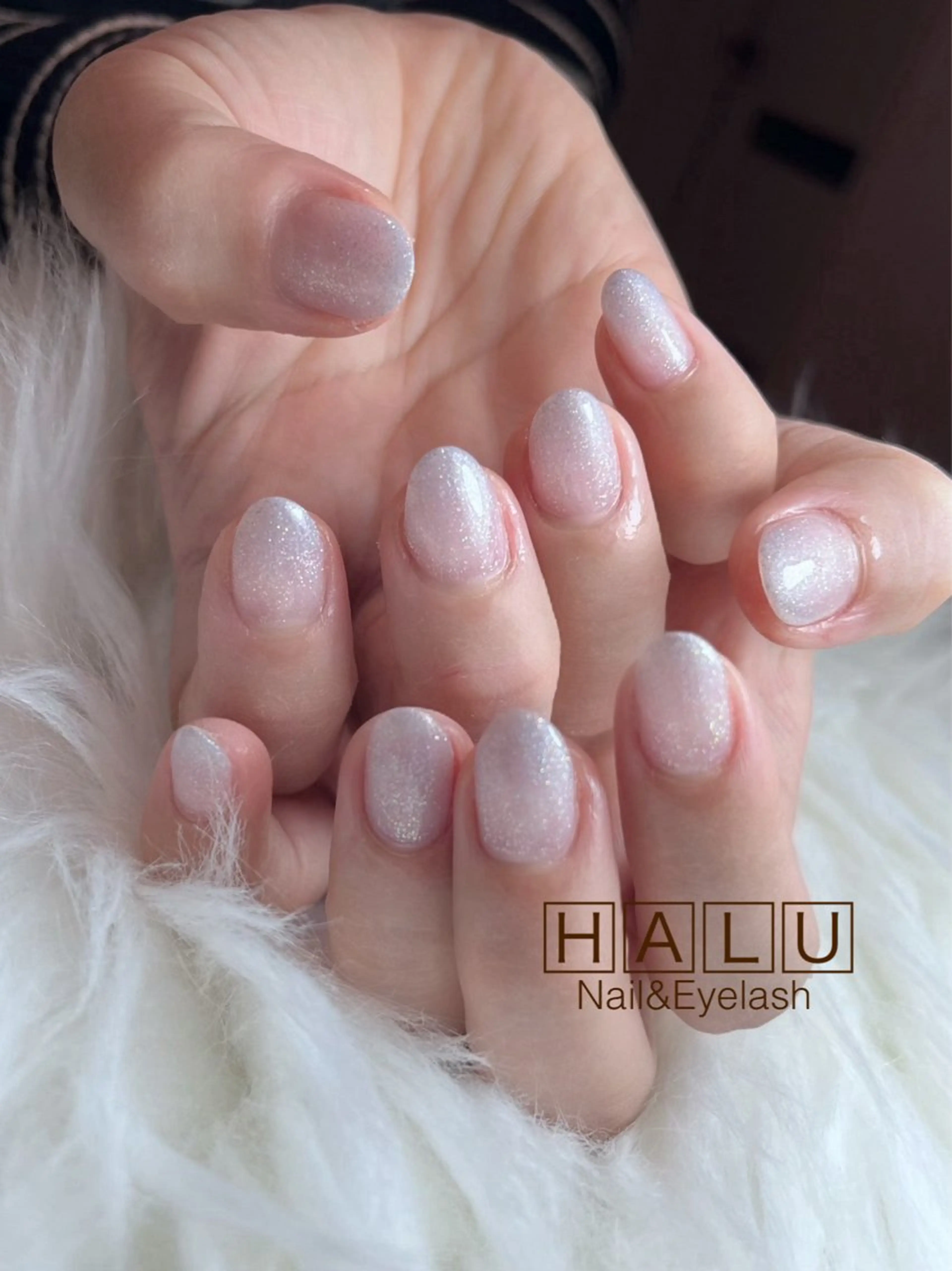 ネイル ブルー HALU ハルのネイルデザイン