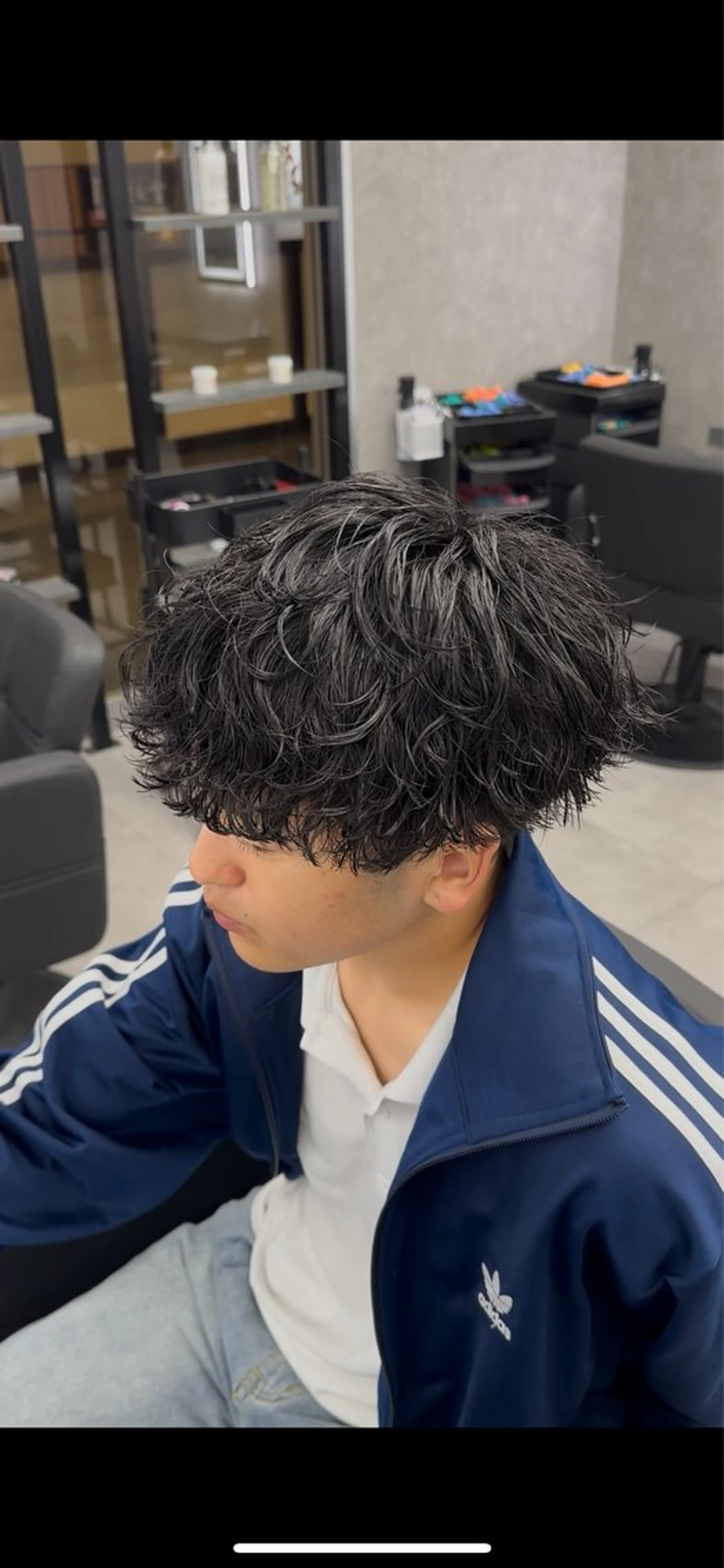 パーマ メンズ カット パーマ 【札幌メンズ特化】 つばさ🔥のヘアスタイル