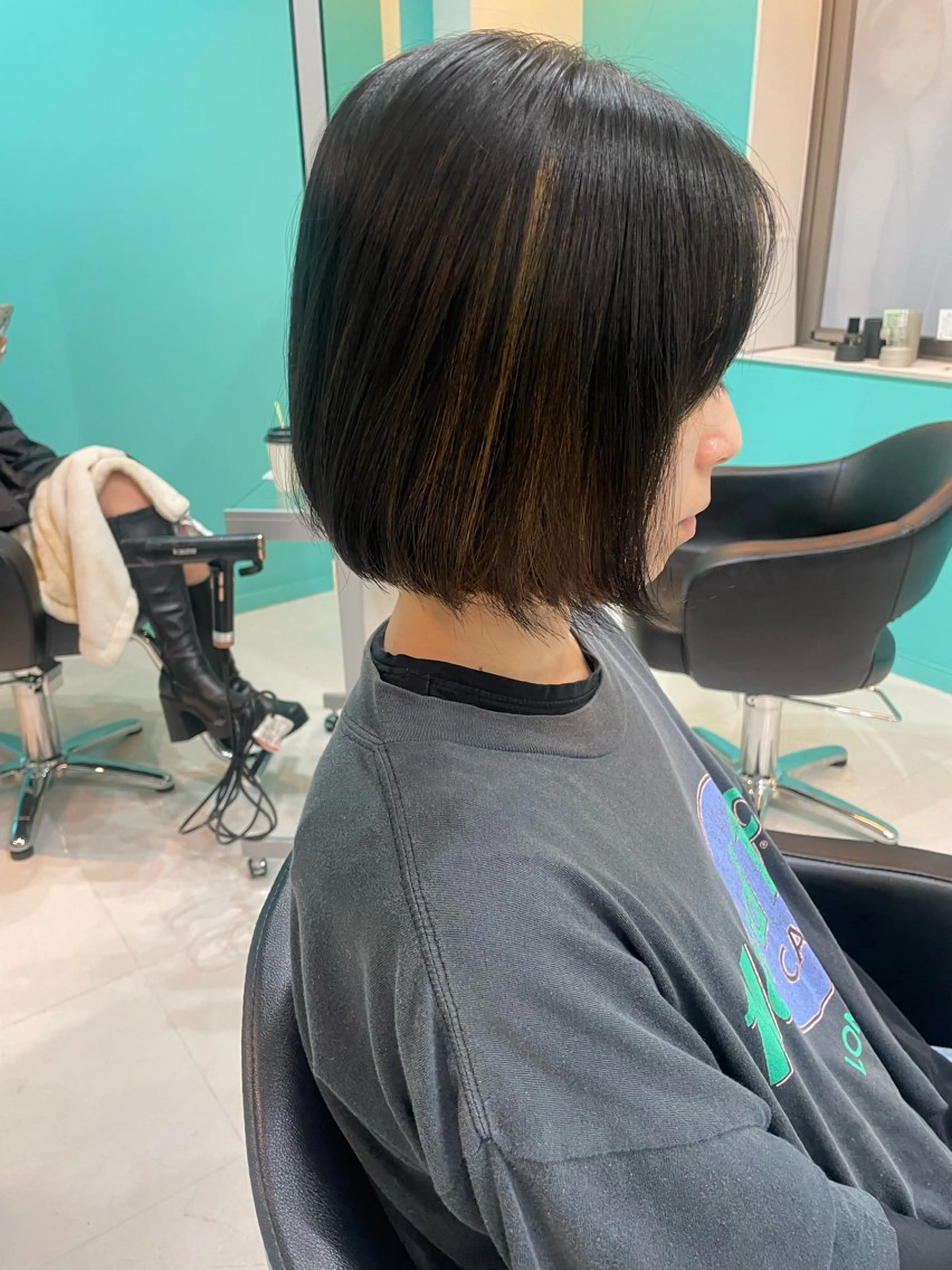 ショート カラー ブリーチ ダブルカラー ボブ カット ヘアカラー トリートメント 🫧ショート/ボブ 池袋西口・泡渕✂️のヘアスタイル