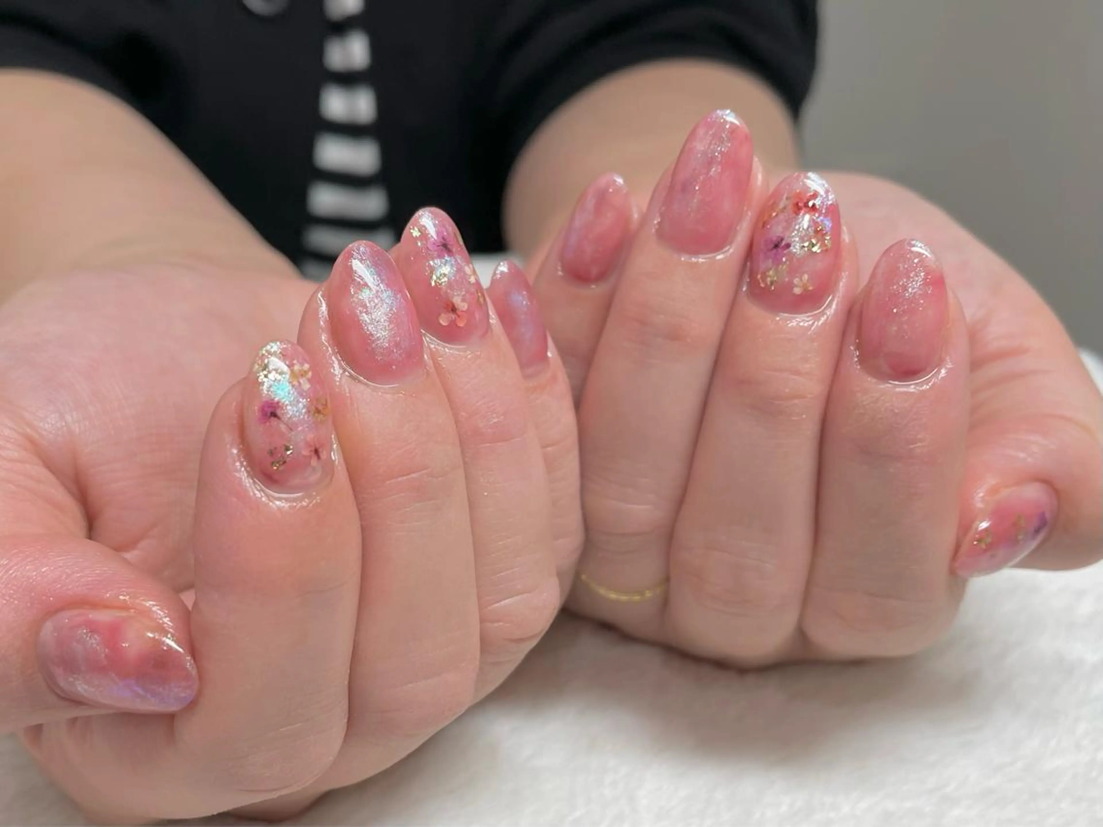 ネイル フラワーネイル ニュアンスネイル riri nail所属・riri-nail Rie Endoのネイルデザイン