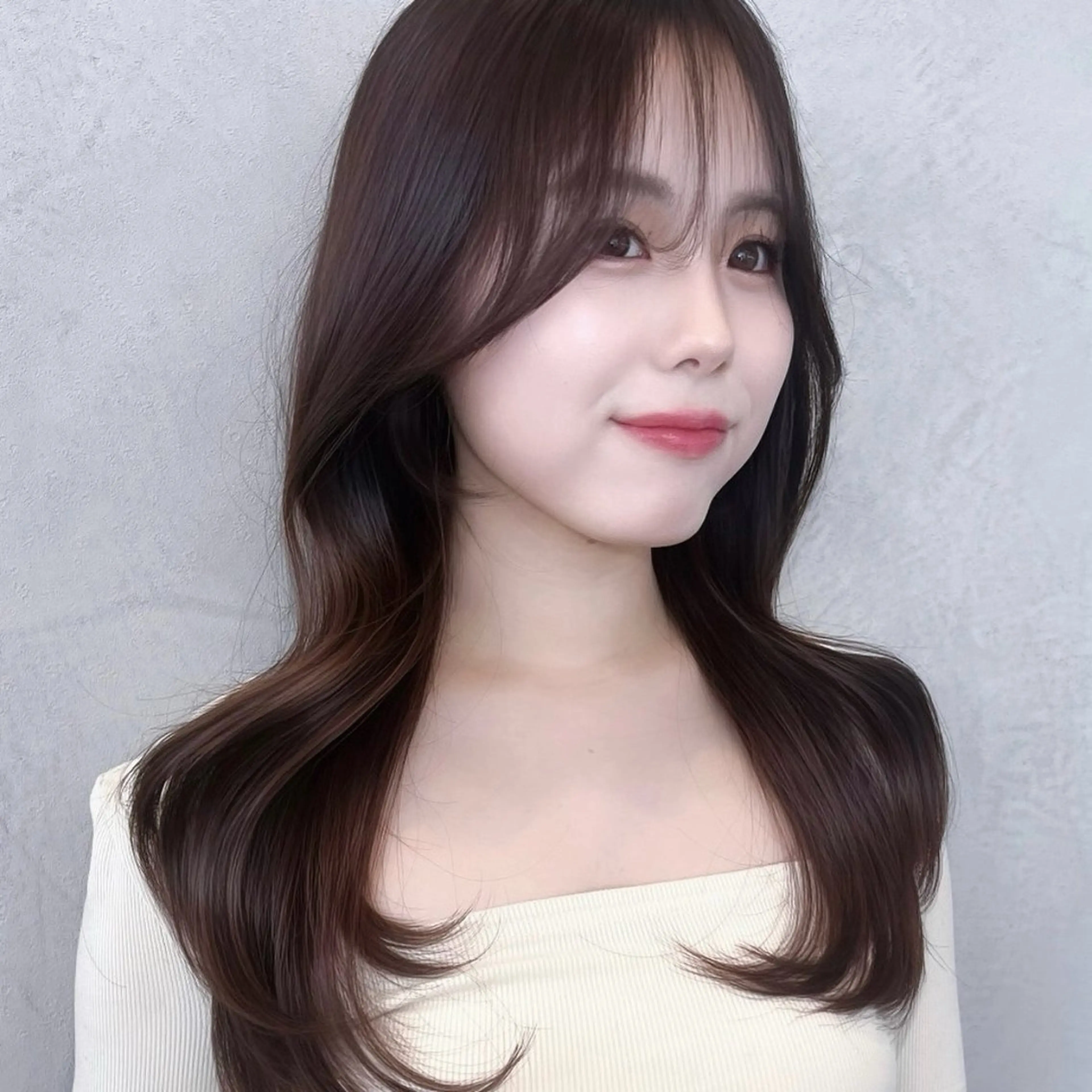 セミロング 顔周りカット💐/ 髪質改善/MAOのヘアスタイル