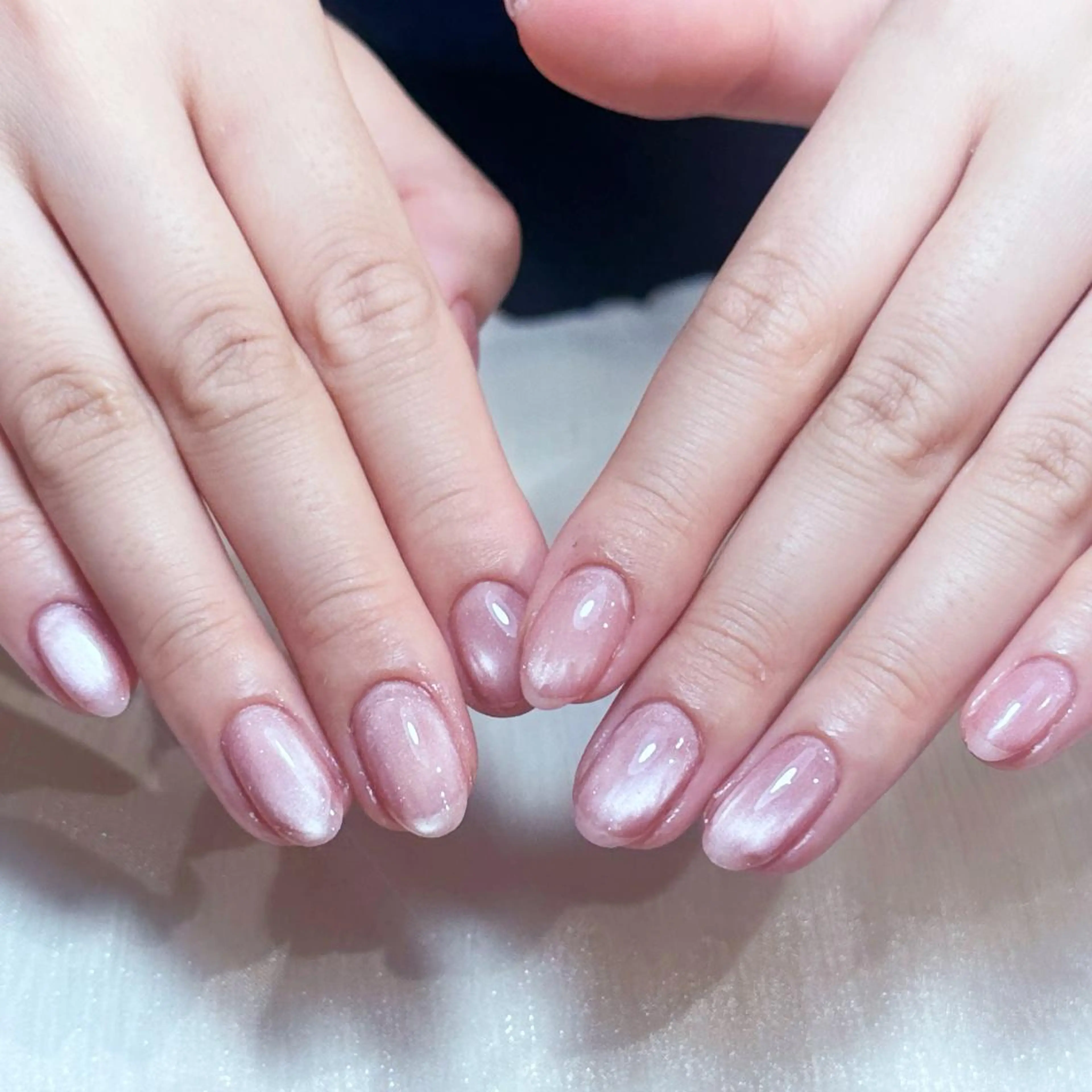 ネイル アートネイル オーロラネイル ガーリー キラキラネイル マグネットネイル ハンドネイル DIAMOND 💦のネイルデザイン