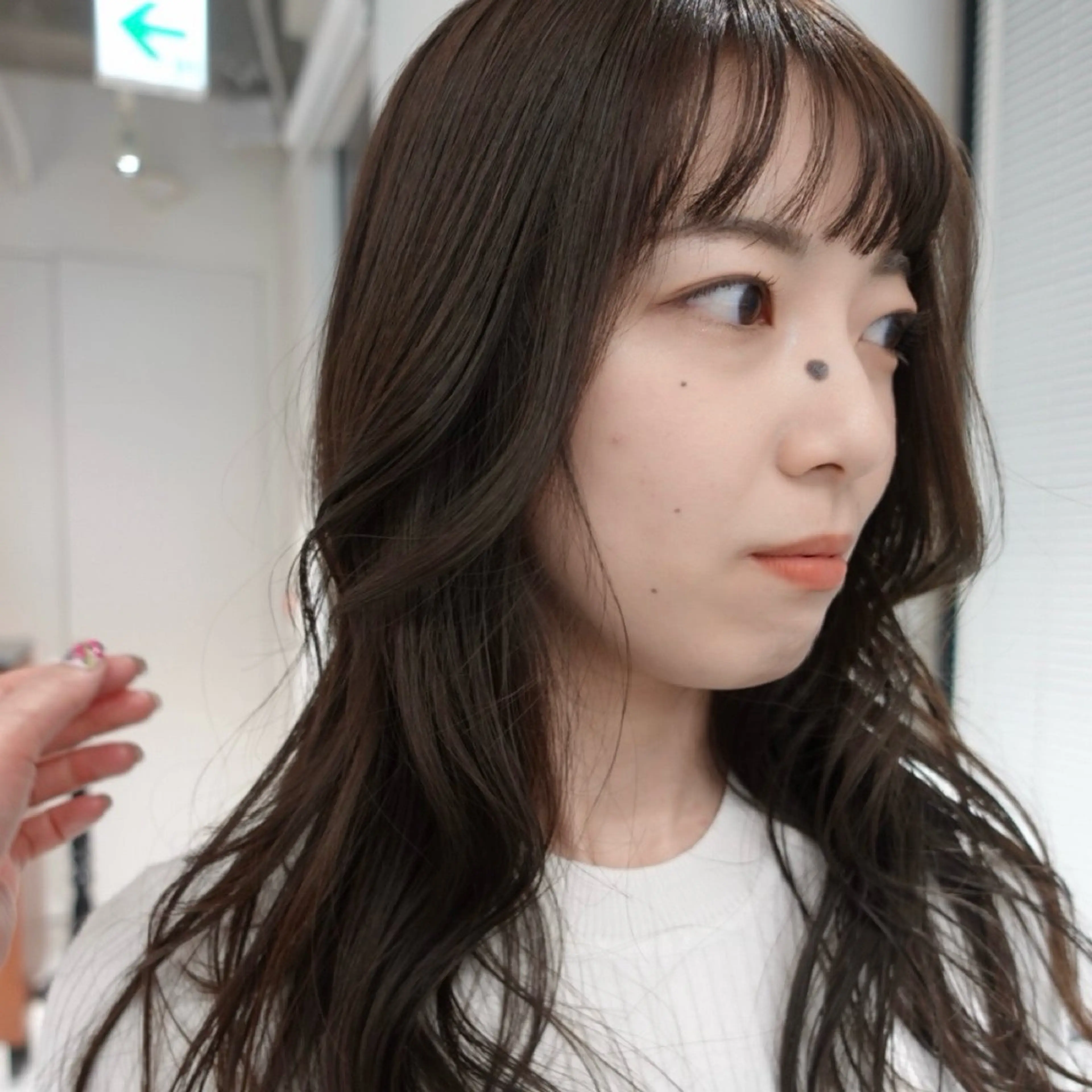 ロング カラー ヘアアレンジ ブリーチ ブラウンカラー ブリーチなしカラー オリーブブラウン カット トリートメント 🌐サトウ リョウ🌐のその他イメージ