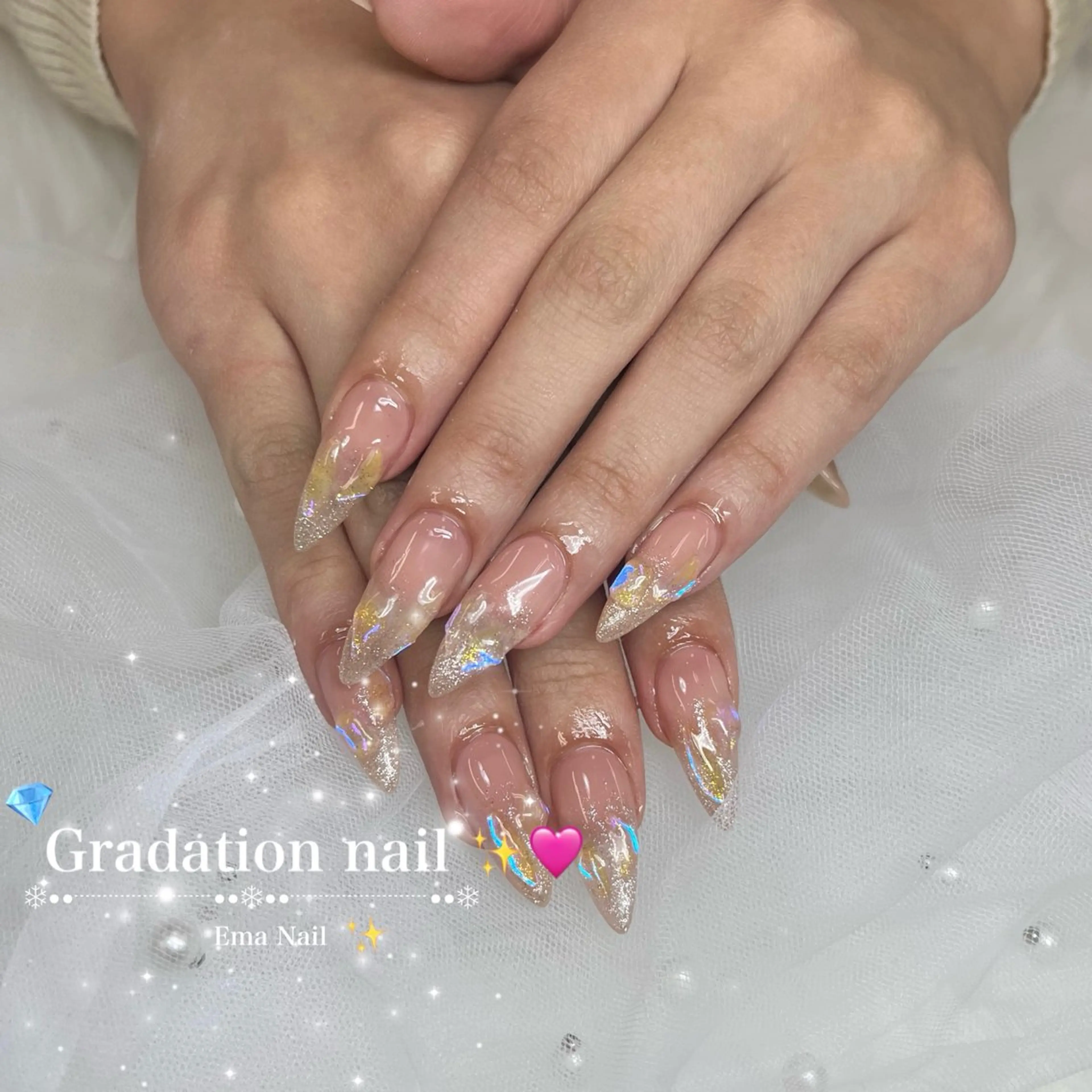 ネイル ハンドネイル Ema nail 枚方店所属・EmaNail枚方店 AYANO🎀💞のネイルデザイン