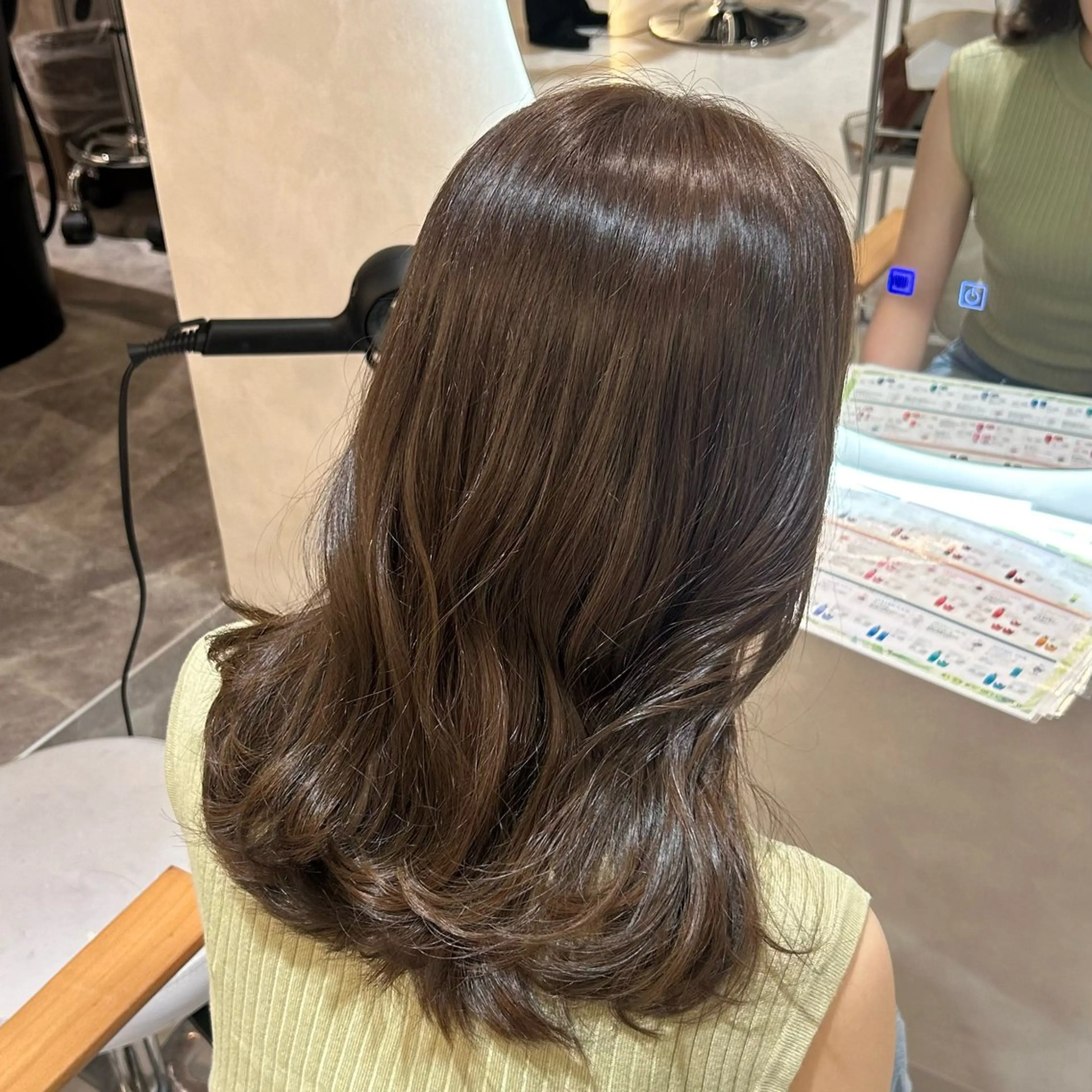 セミロング カラー ベージュカラー 透明感カラー グレージュ オリーブベージュ オリーブグレージュ enu hair所属・ショートモデル募集 エクステ専門店まりこのその他イメージ