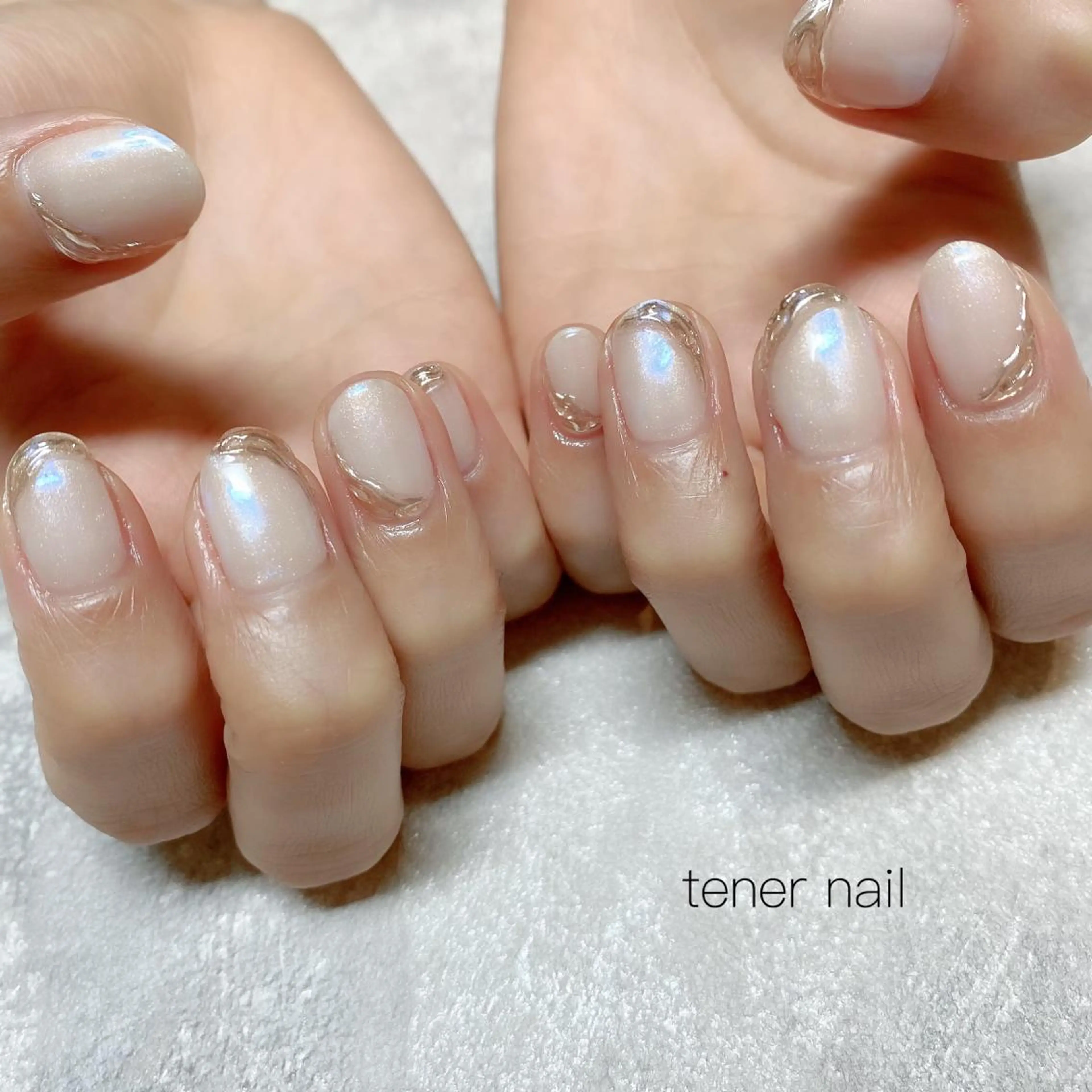 ネイル フレンチネイル ミラーネイル 持ち込み tener  nail  テネルネイル所属・テネルネイル tener nailのネイルデザイン