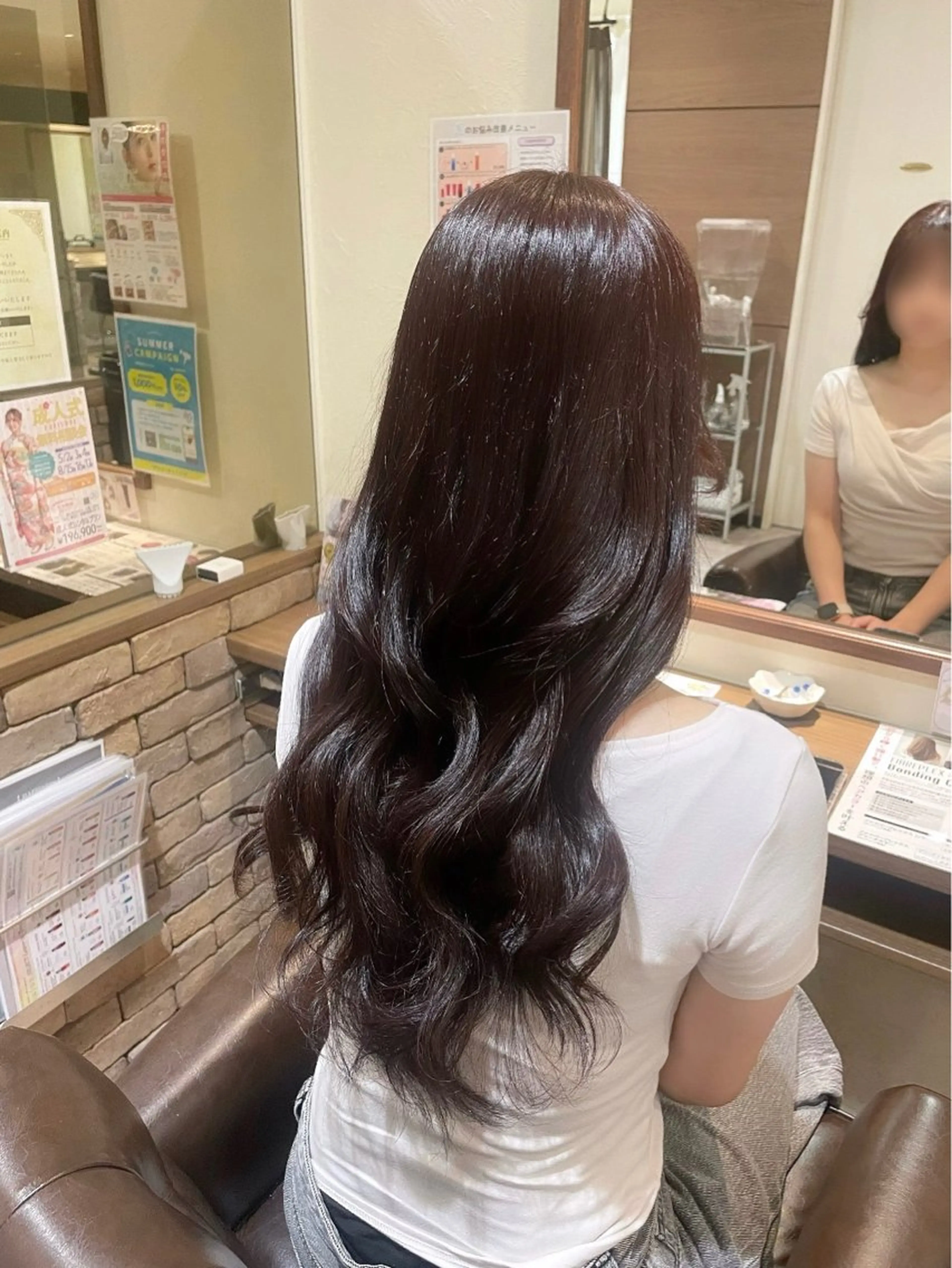 ロング カラー hiyori /韓国ヘアのヘアスタイル