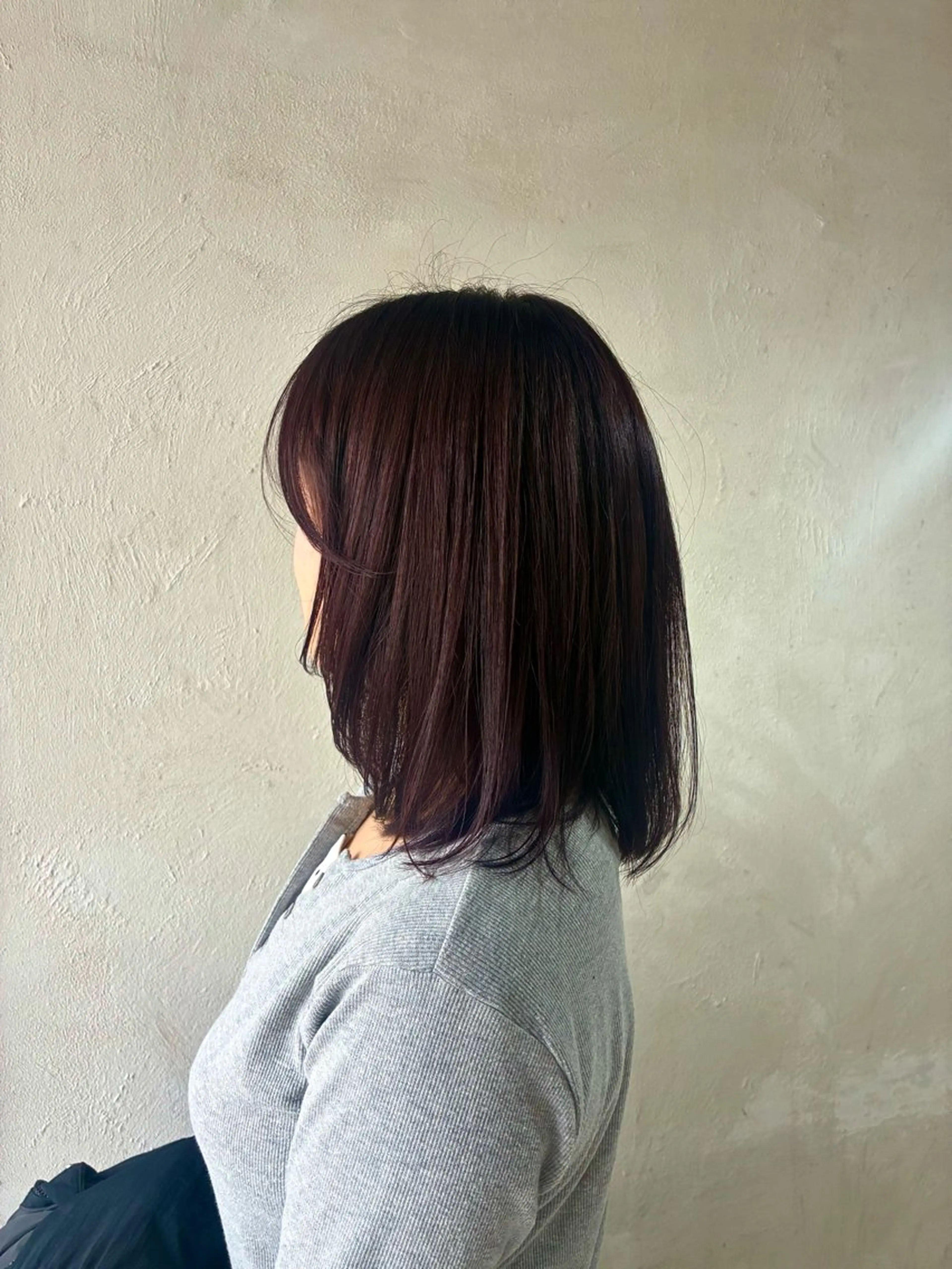 ミディアム カット ヘアカラー トリートメント Yucca/ モモコのヘアスタイル