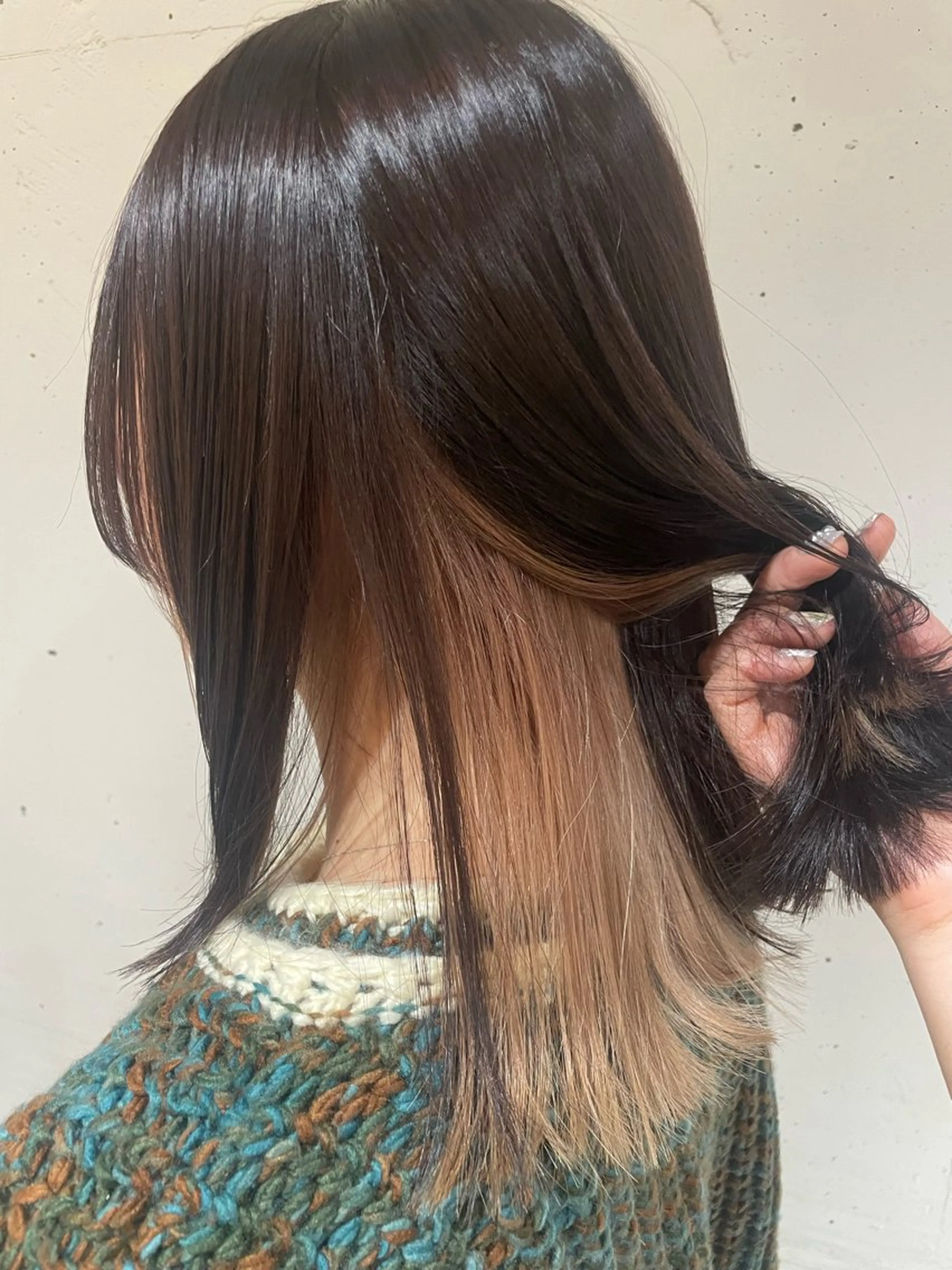 ミディアム カラー ヘアアレンジ 髪質改善/縮毛/新宿 🫧SUZUKA🫧のヘアスタイル