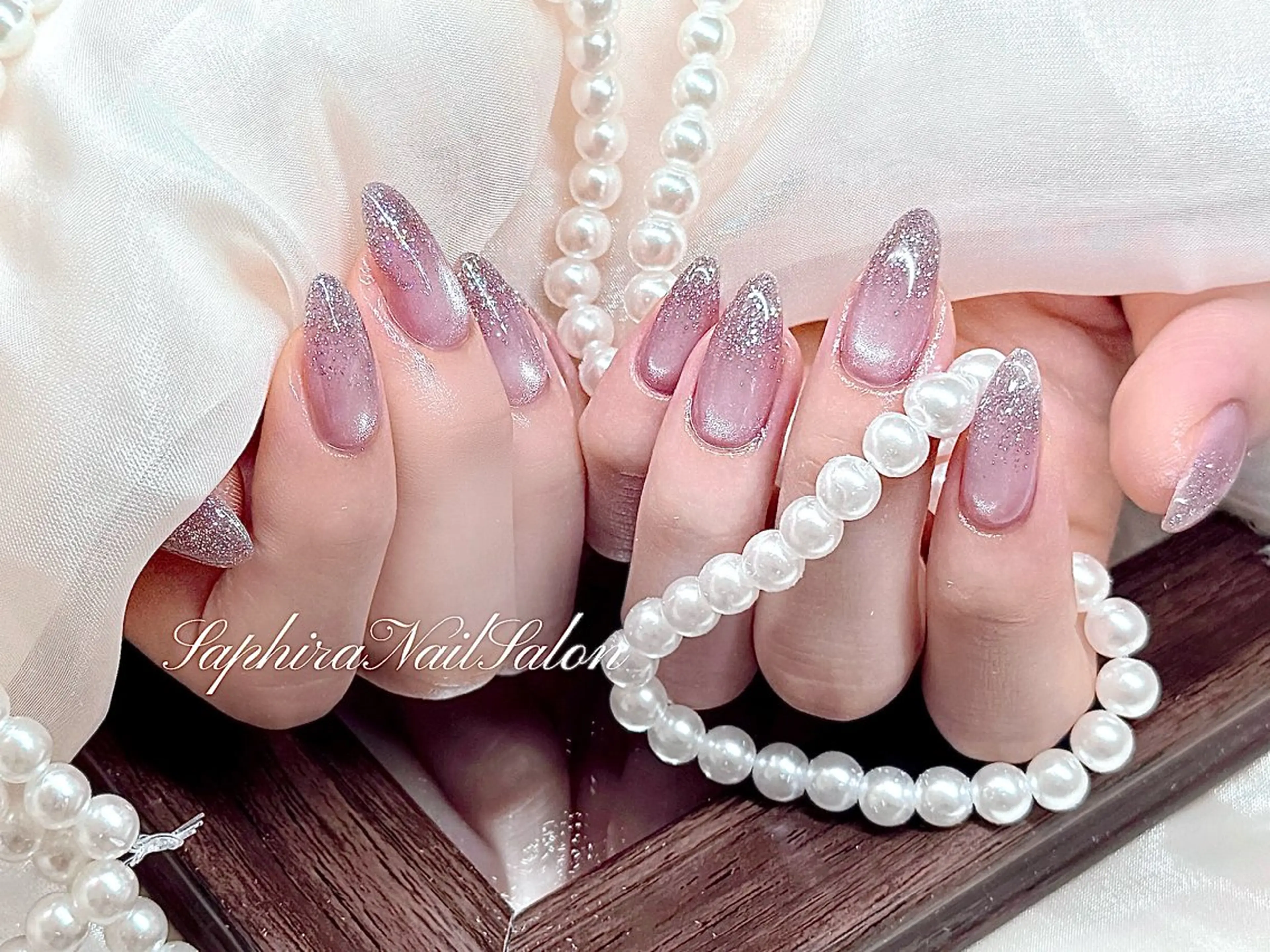 カラー ハンドネイル Saphiraネイル サロン錦糸町のネイルデザイン